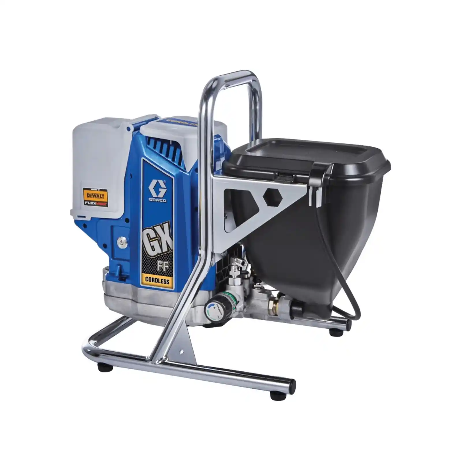 Pompa de zugravit, vopsit, Graco, GX FF 1.5 l/min, cu acumulator DEWALT 18V [3]