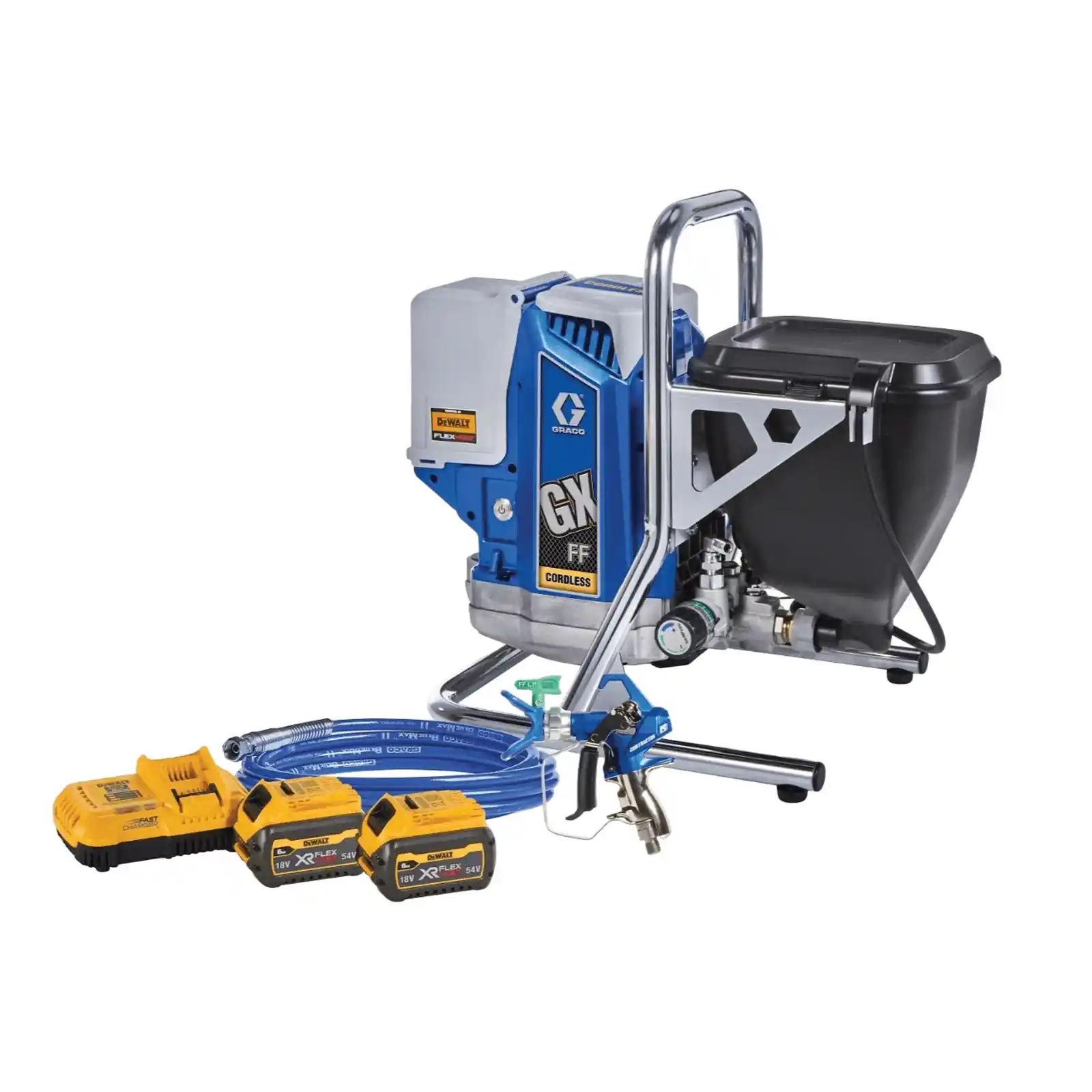 Pompa de Zugravit cu Var Manuala - Pompa de zugravit, vopsit, Graco, GX FF 1.5 l/min, cu acumulator DEWALT 18V