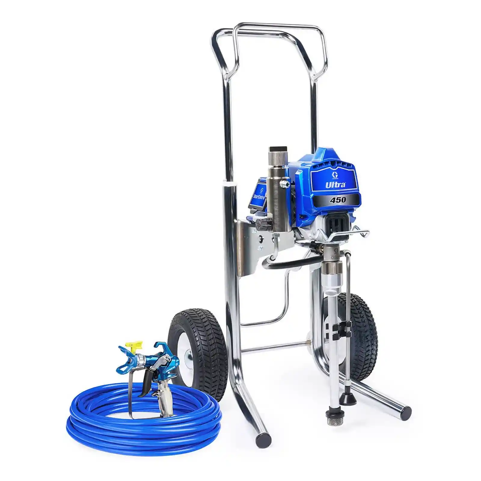 Pompa de Zugravit cu Var Manuala - Pompa de zugravit, vopsit, Graco ULTRA 450 Hi-Cart , airless, 230V