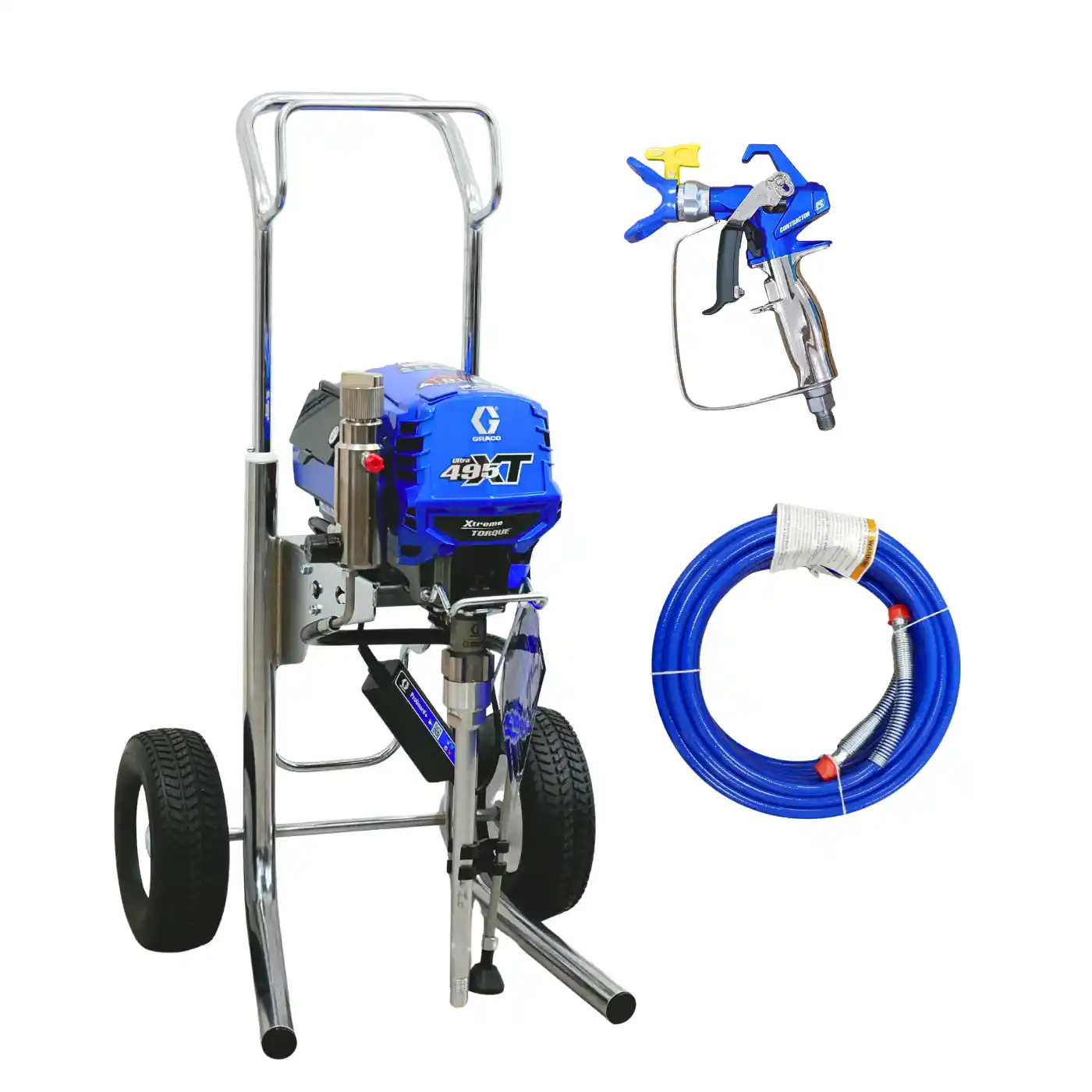 Pompa de Zugravit cu Var Manuala - Pompa de zugravit, vopsit, Graco, Ultra 495 XT HI-BOY, airless, 230V