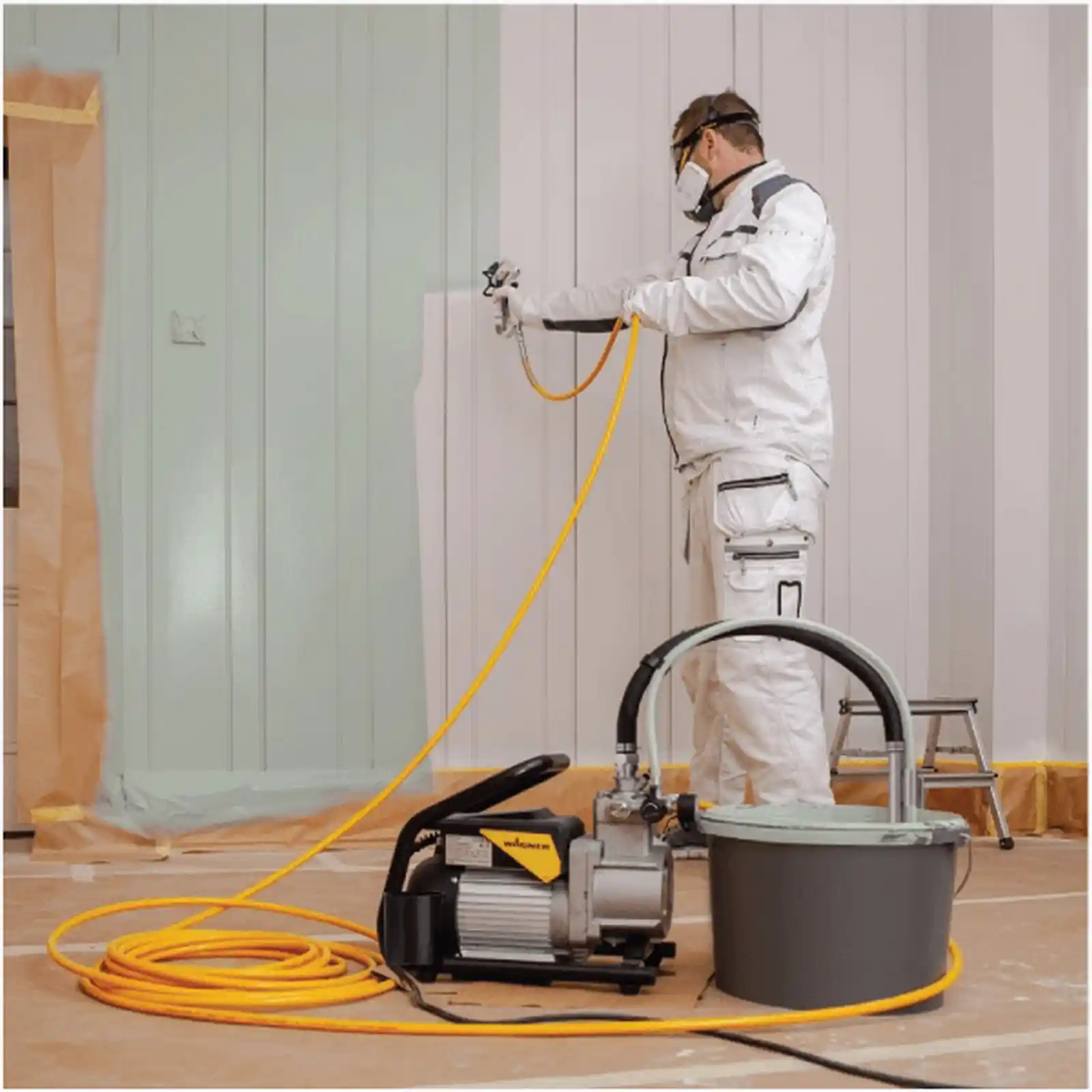 Pompa de zugravit, vopsit, Wagner, SF 21 PRO HEA Spraypack 0.9kW, 2.1 litri / min, airless [11]