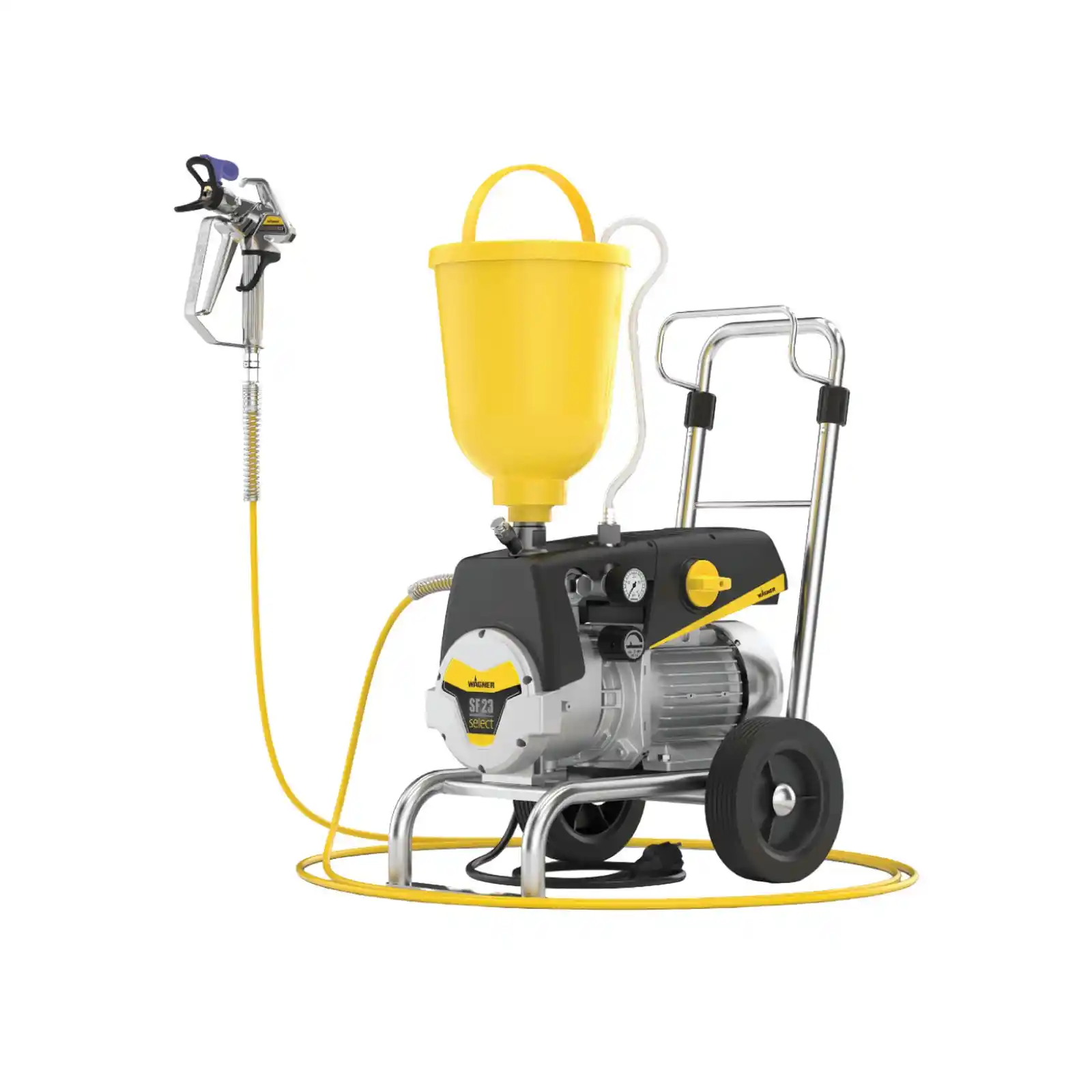 Pompa de Zugravit cu Lavabila - Pompa de zugravit, vopsit, Wagner, SuperFinish 23 Select Basic cart, debit 2.6 l/min, pe membrana