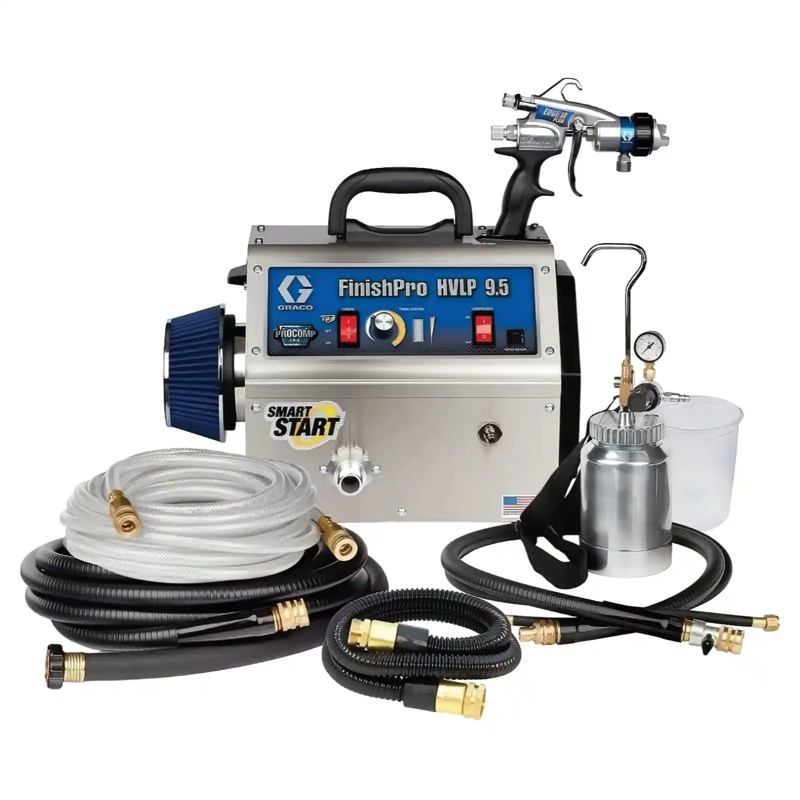 Pompe pentru constructii - Pompa FinishPro HVLP 9.5, ProComp, Graco, 230v