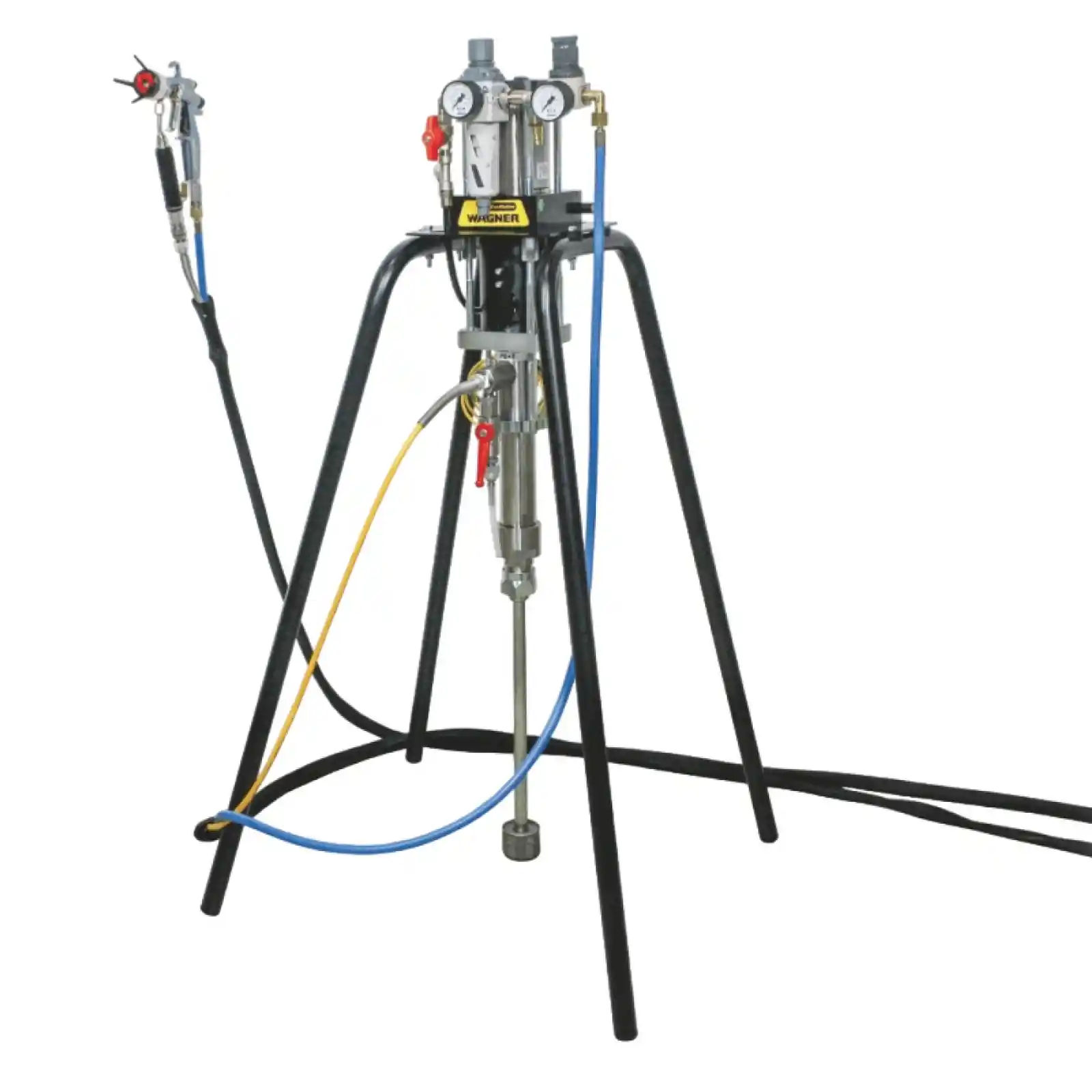 Pompa pneumatica de vopsit metal si lemn - Pompa industriala de vopsit, metal si lemn, Wagner, FineFinish 20-30 Spraypack Stand, debit 1.8 l/min