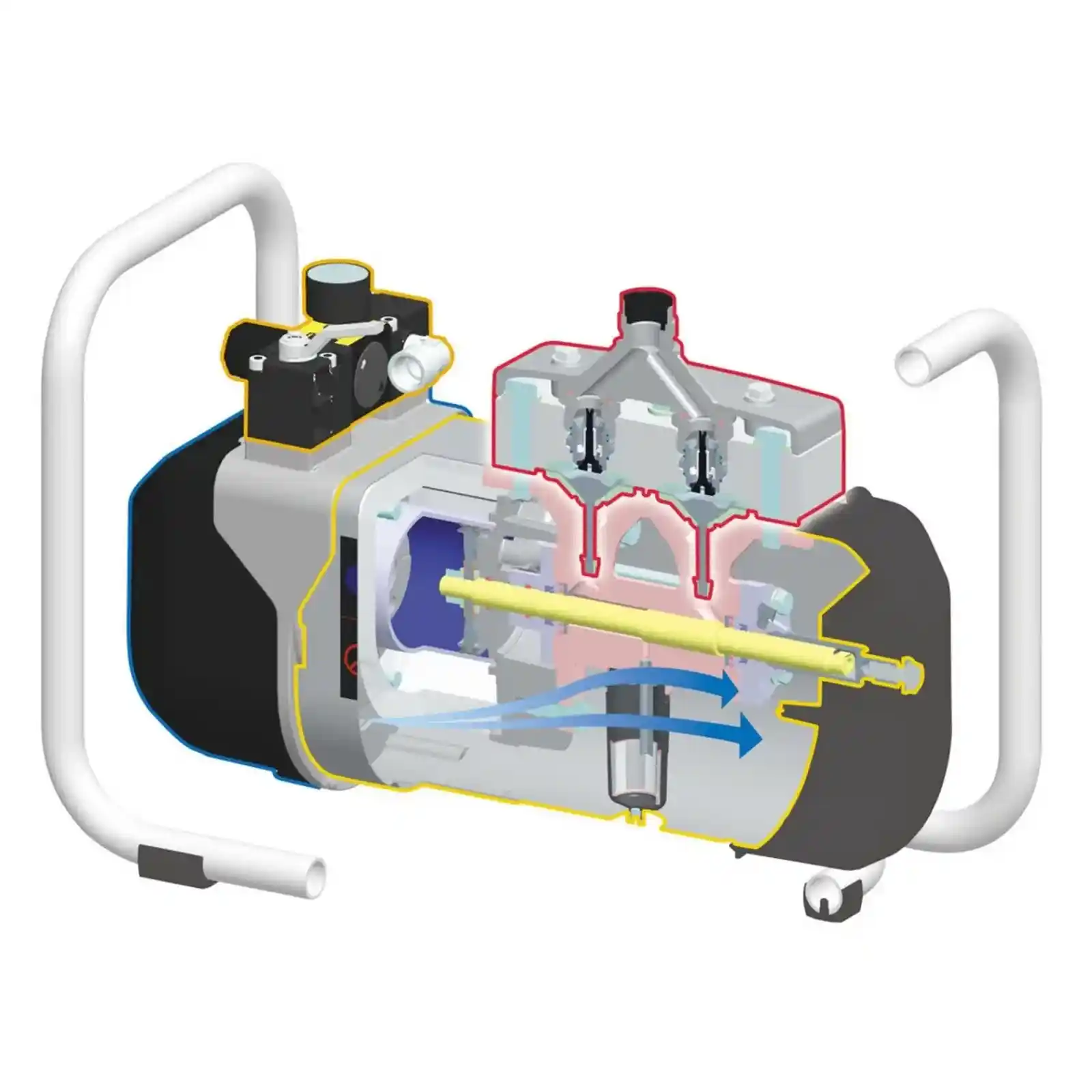 Pompa industriala pentru metal si lemn, Wagner, Cobra 40-10 AirCoat Spraypack, debit material 2 l/min [1]