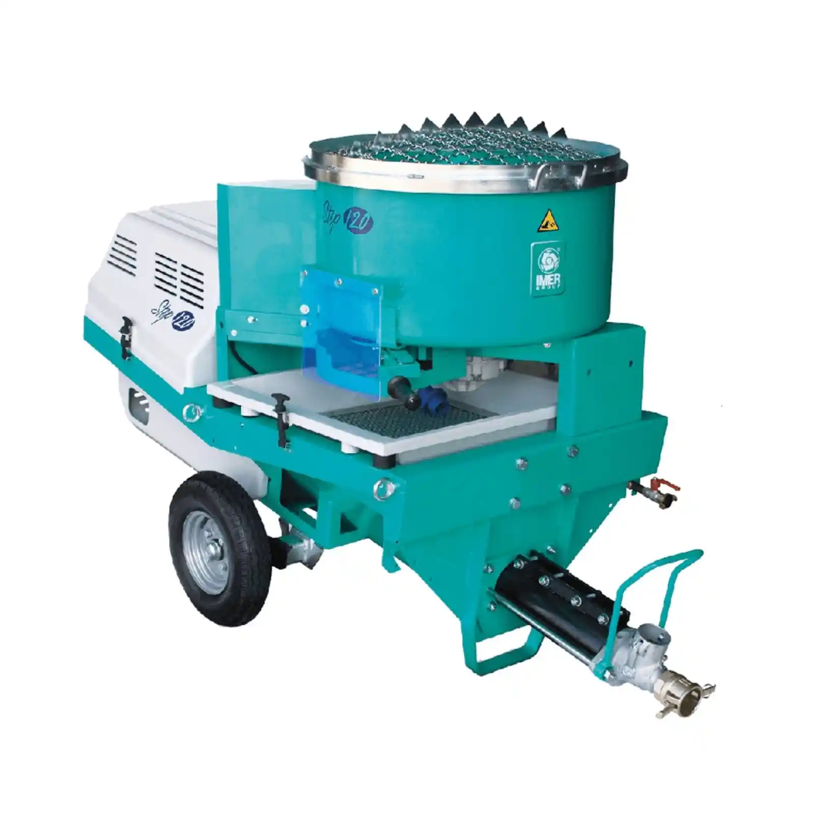 Pompa mortar, tencuiala traditionala clasica, Step 120, Imer, 25 l/min, monofazic, 230v [3]