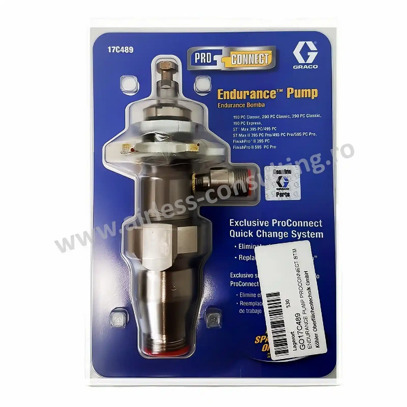 Accesorii Pompe Airless - ProConnect Endurance pompa inferioara, Graco, ST Max si Classic
