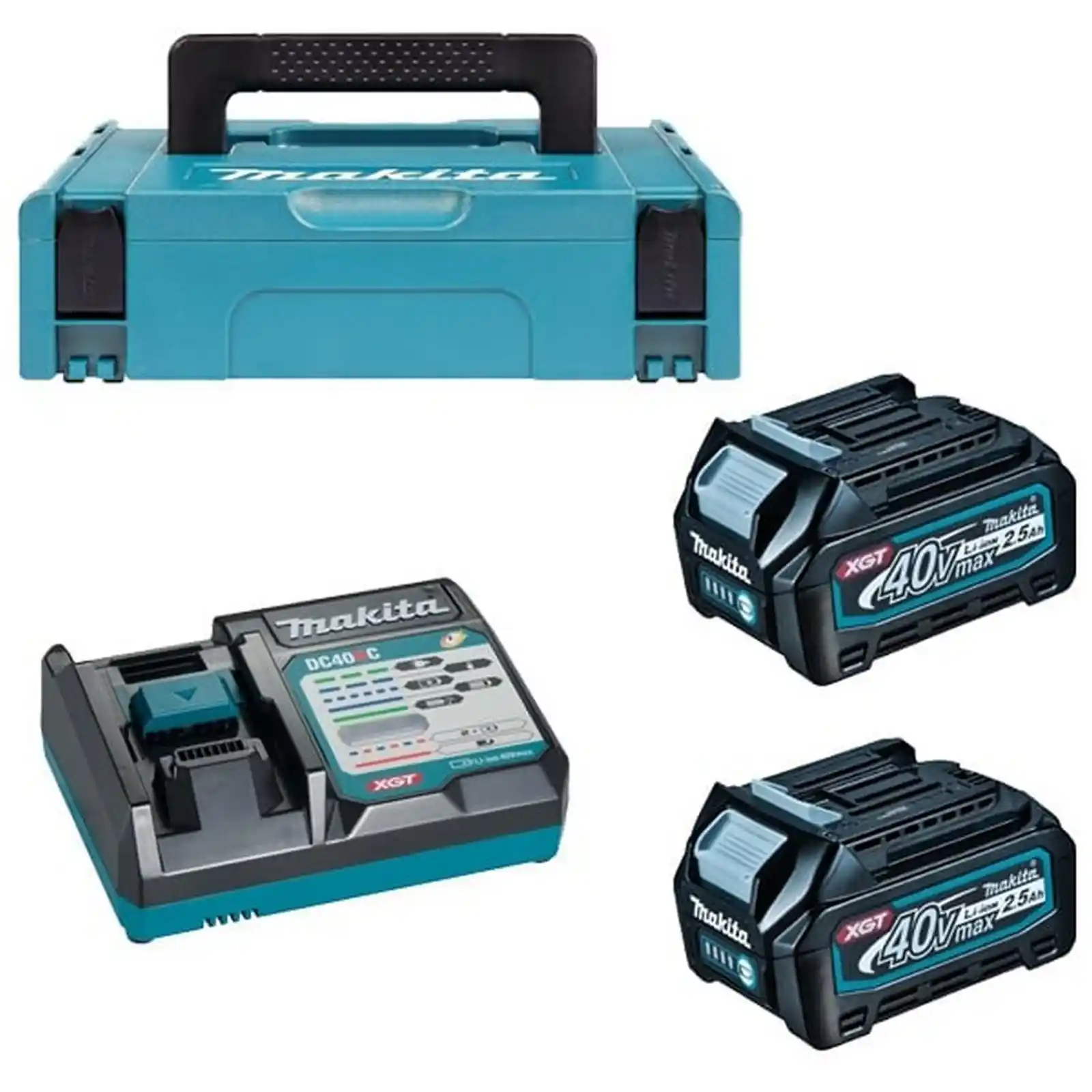 Accesorii diverse - PSK XGT (2xBL4025 + DC40RC + MAKPAC), Makita