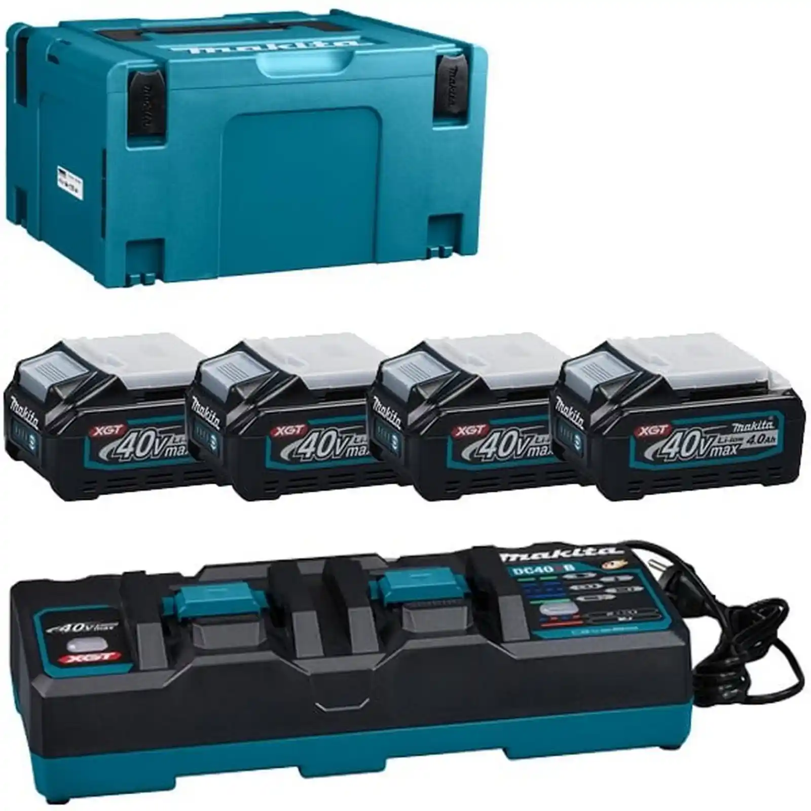 Accesorii diverse - PSK XGT (4xBL4040 + DC40RB + MAKPAC), Makita
