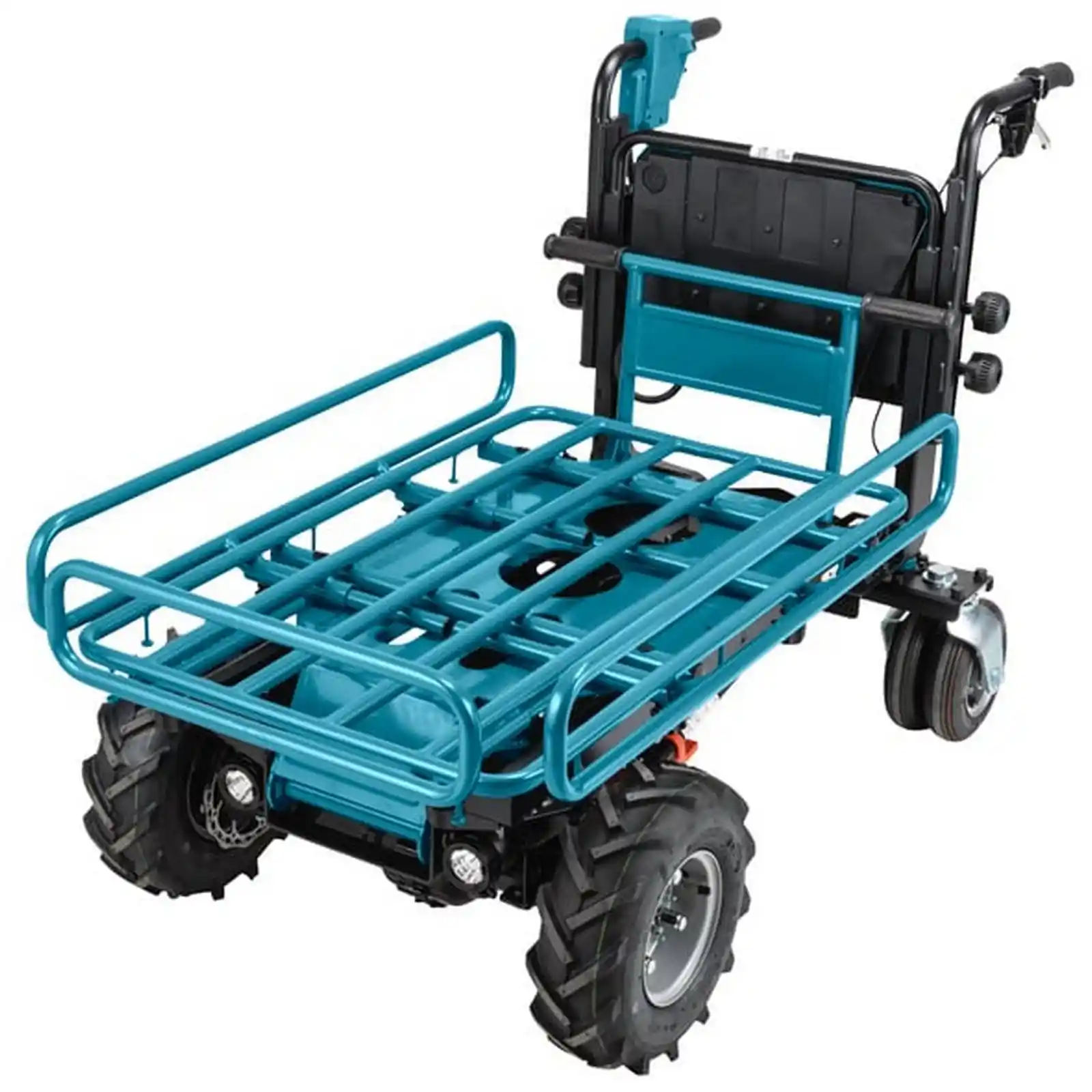 Unelte si scule Makita - Roaba industriala LXT 18Vx2, cap. 300 kg, platforma, livrata fara acumulatori, Makita