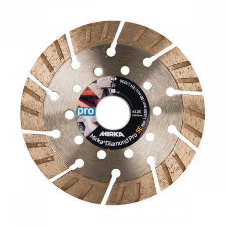 Varfuri montate Mirka - Roata diamantata Mirka diamond Wheel,, PRO 125x22, 2mm, SE