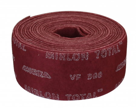 Abrazivi Mirka - Rola abraziva MIRLON TOTAL, 115mm X 10m, VF, P360, rosu, Mirka