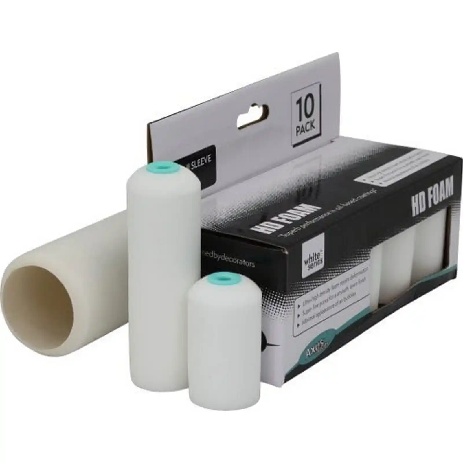 Rola trafalet Pro-Finish HD Foam, 10 cm; pachet de 10, Axus [2]