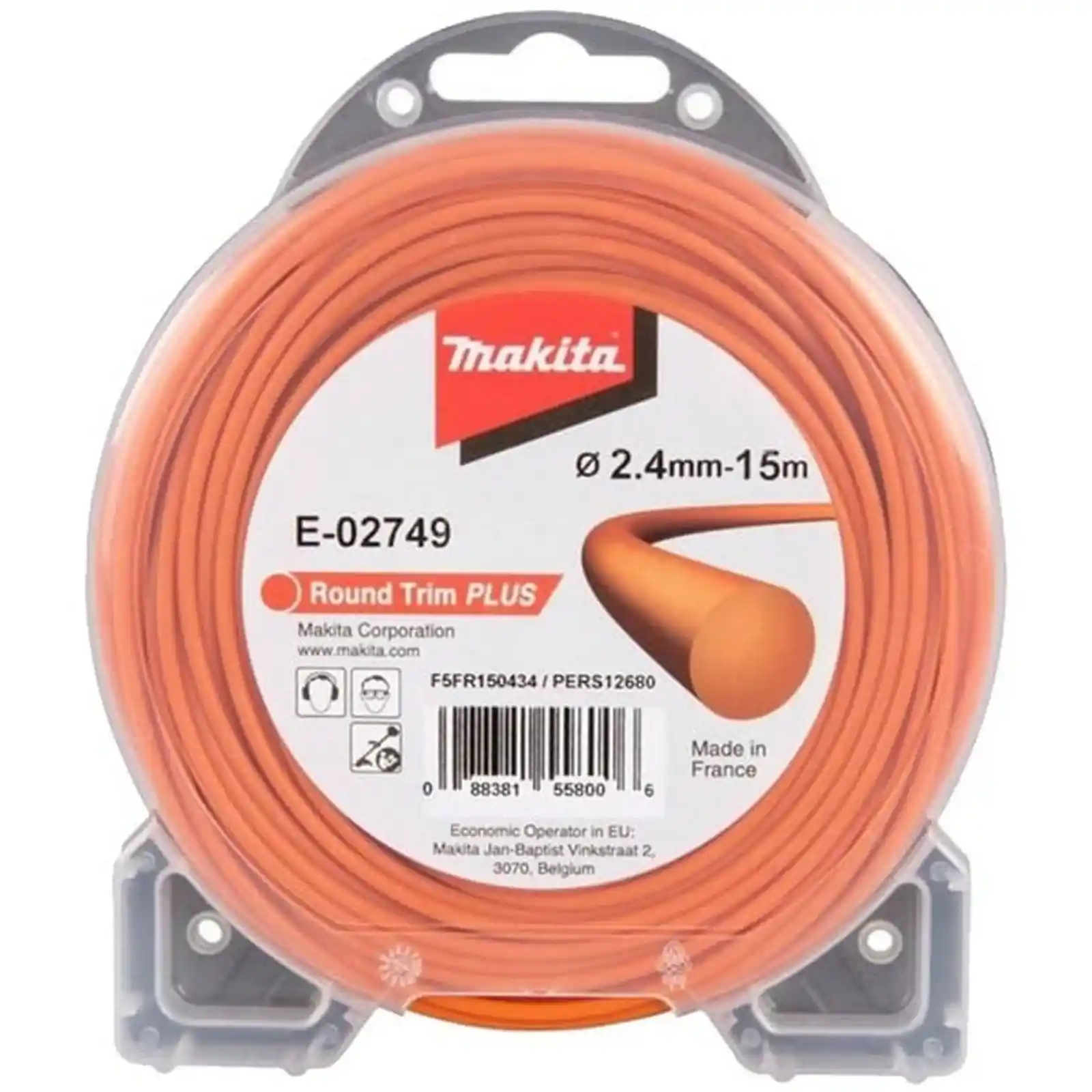 Accesorii diverse - ROUND TRIM PLUS NYLON CORD 2.4-15M MAKIT, Makita