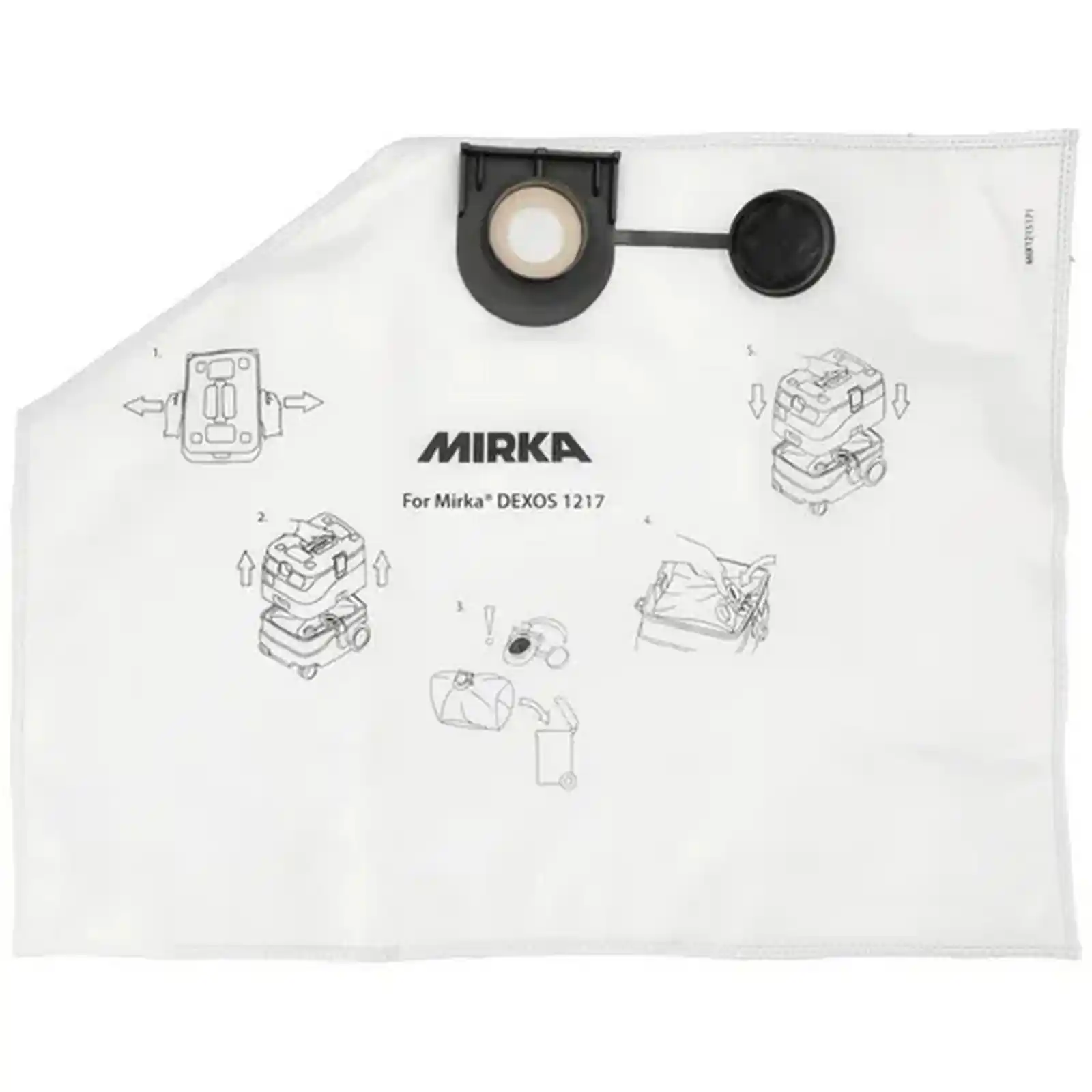 Unelte si scule Mirka - Sac colector fleece pentru DEXOS 1217, 5 buc/pachet, Mirka