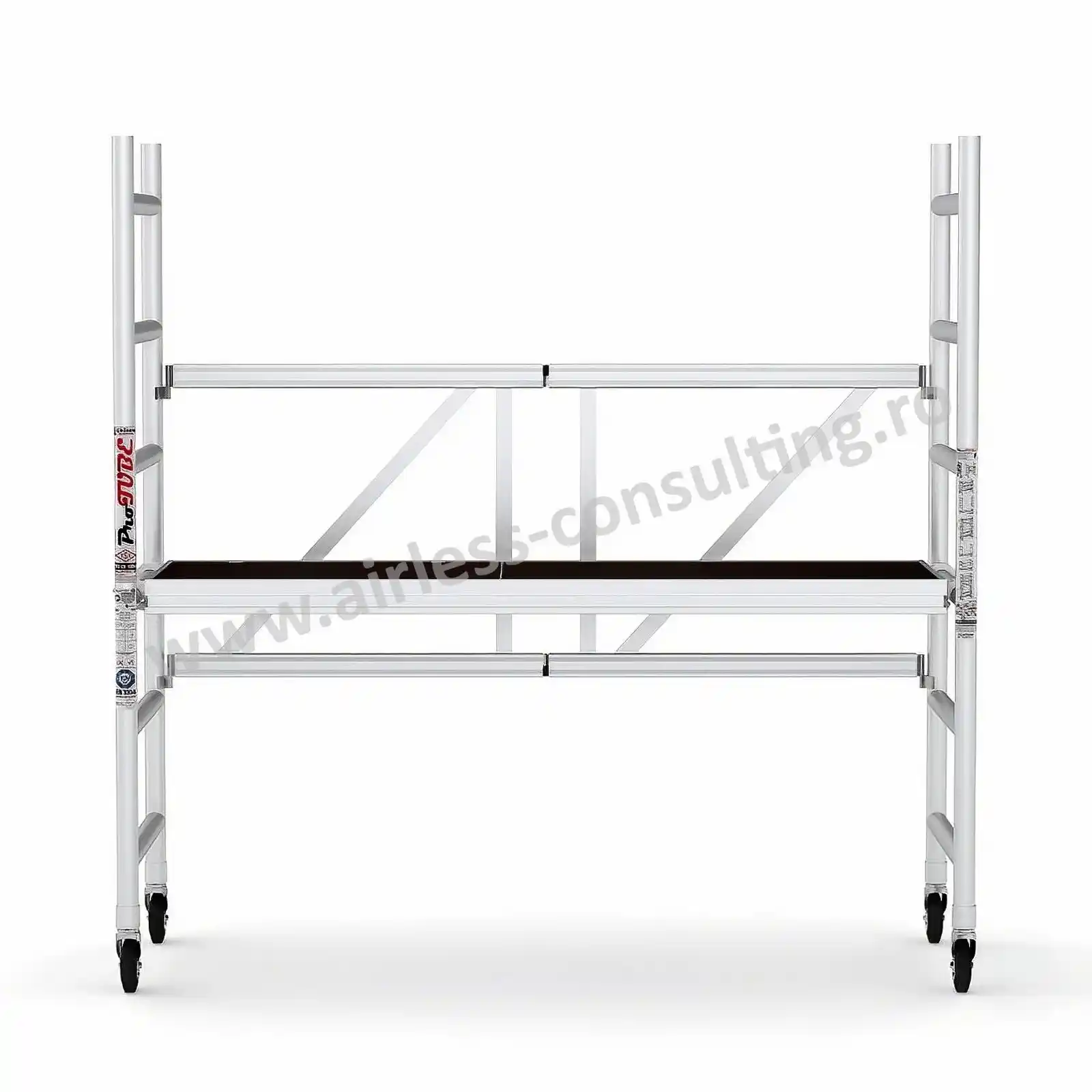 Schela mobila profesionala, aluminiu, ProTUBE F90, Bisonte, inaltime 2.7 m [2]