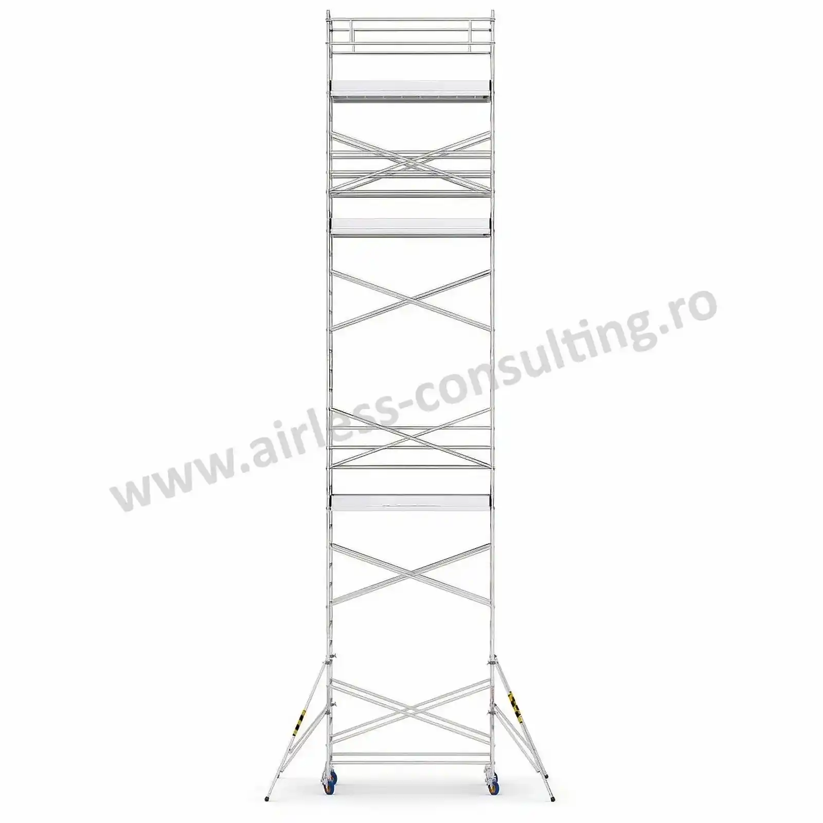 Schela mobila profesionala, aluminiu, ProTUBE L12, Bisonte, inaltime 12.5 m [1]