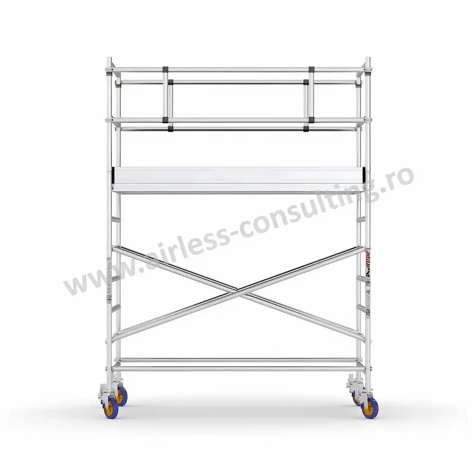 Schela mobila profesionala, aluminiu, ProTUBE L4, Bisonte, inaltime 4.1 m [1]