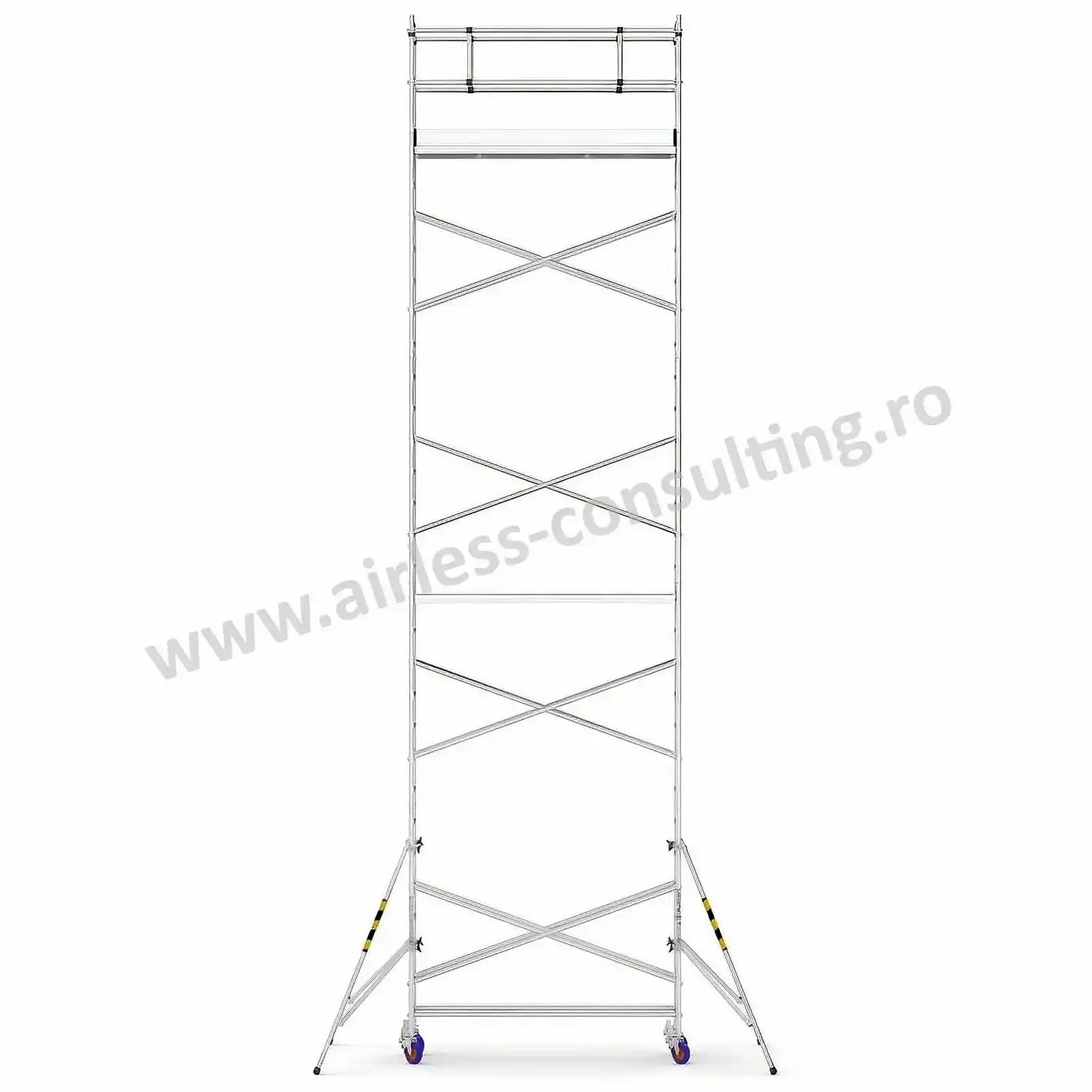 Schela mobila profesionala, aluminiu, ProTUBE S10, Bisonte, inaltime 10.4 m [1]