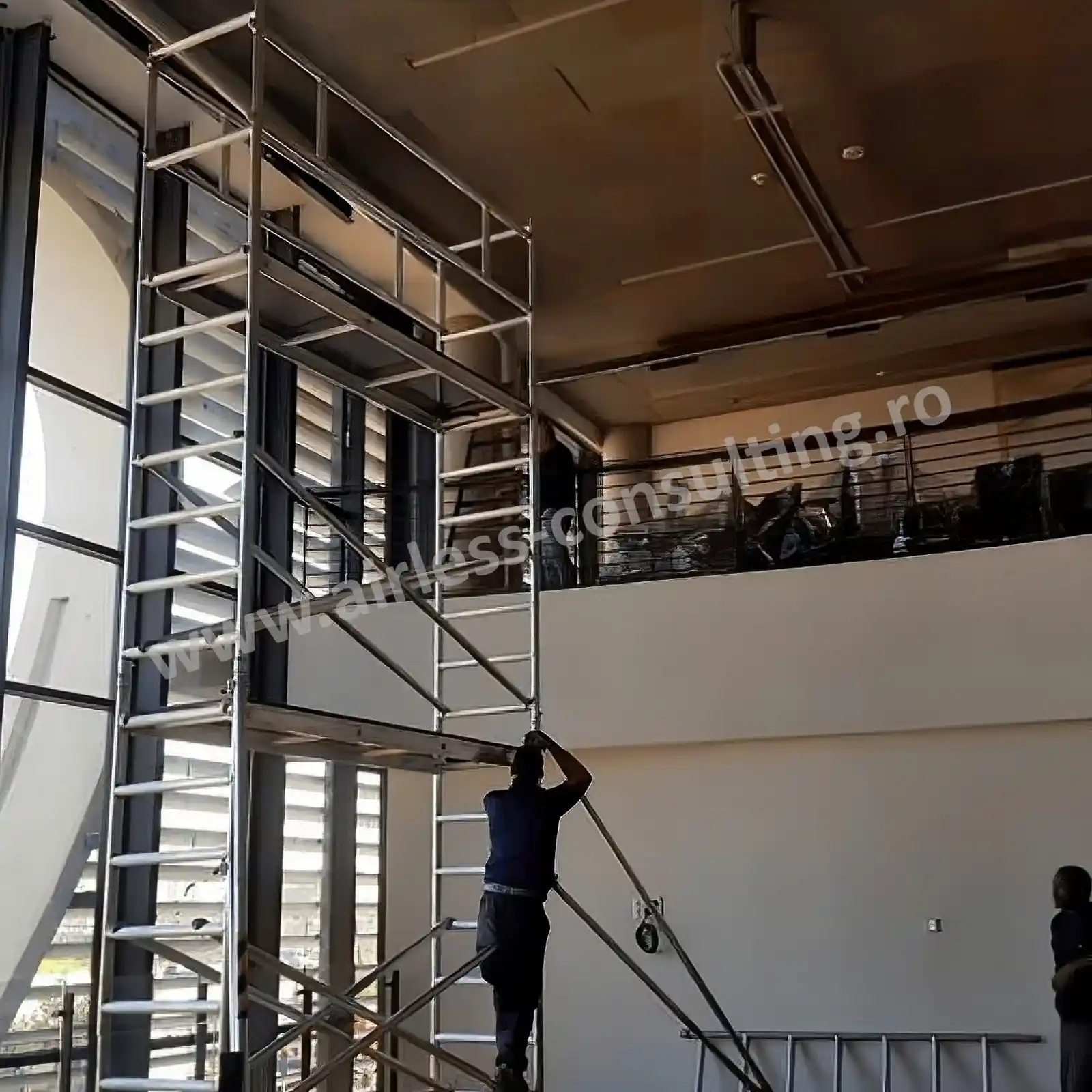 Schela mobila profesionala, aluminiu, ProTUBE S6, Bisonte, inaltime 6.2 m [13]