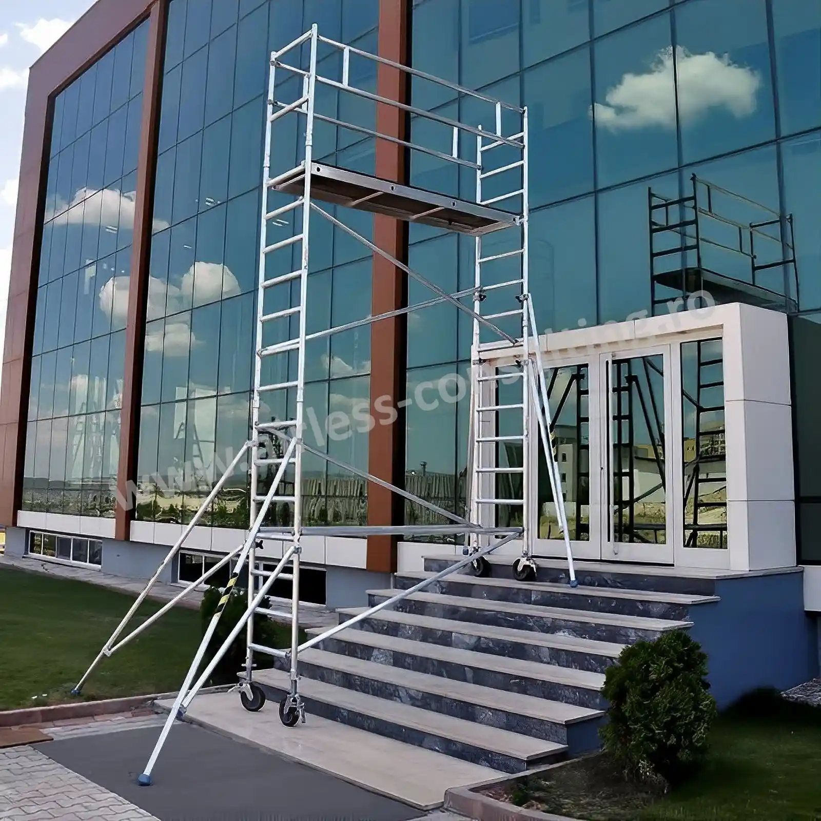 Schela mobila profesionala, aluminiu, ProTUBE S8, Bisonte, inaltime 8.3 m [5]