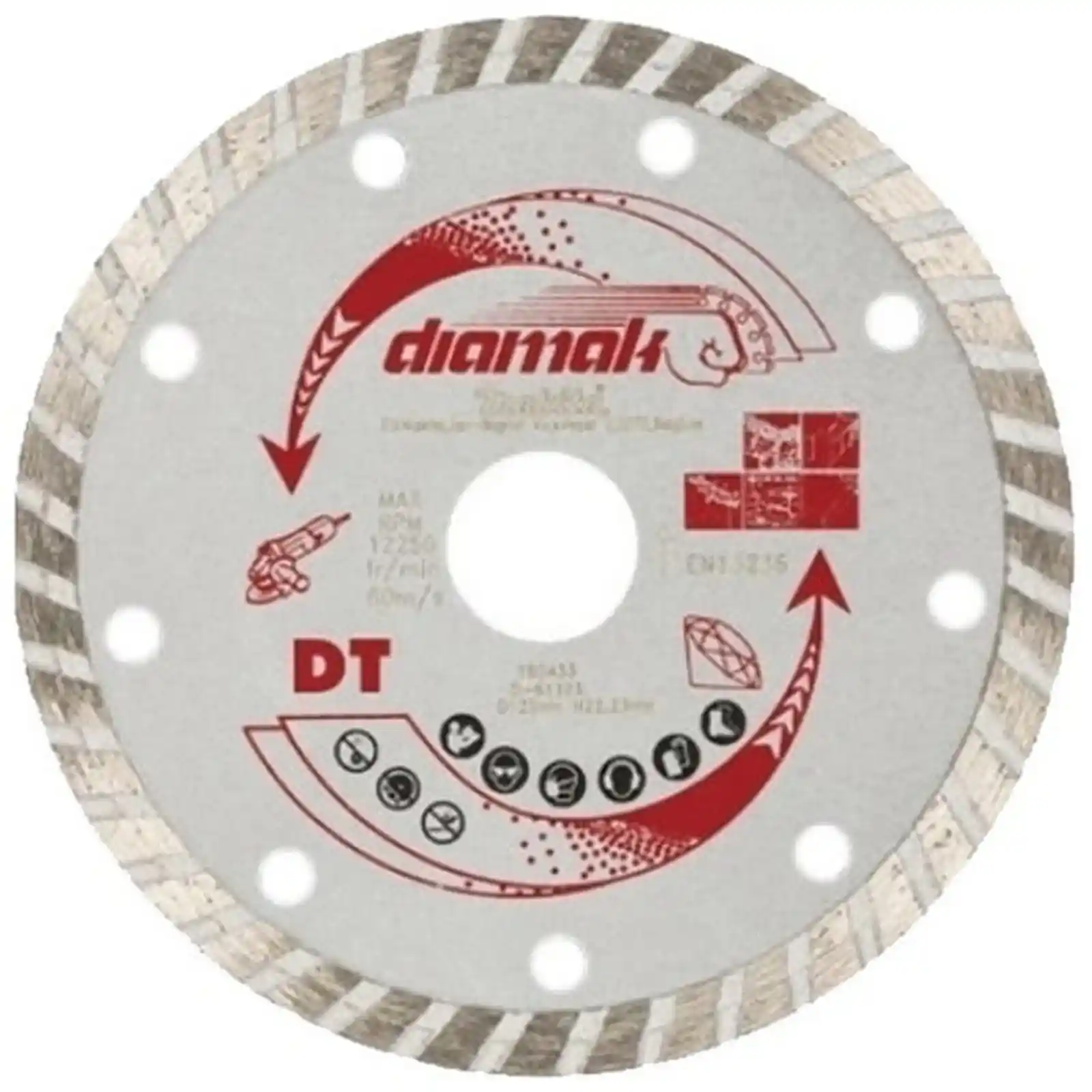 Accesorii Makita - SET 10 DISCURI DIAMANTATE OND. 230X22X7, Makita
