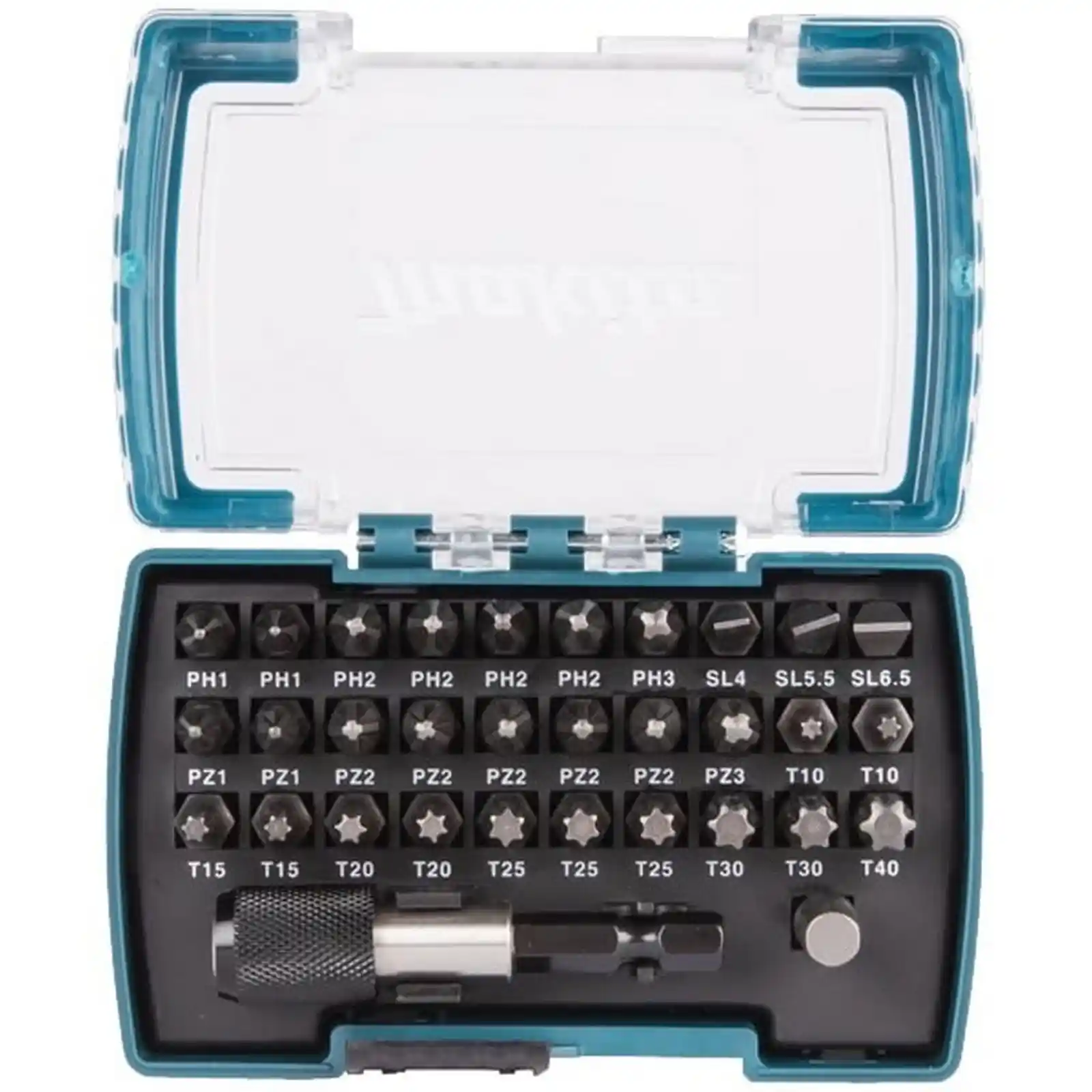 Accesorii Makita - SET 32 CAPETE INSURUBARE CU SUPORT, Makita
