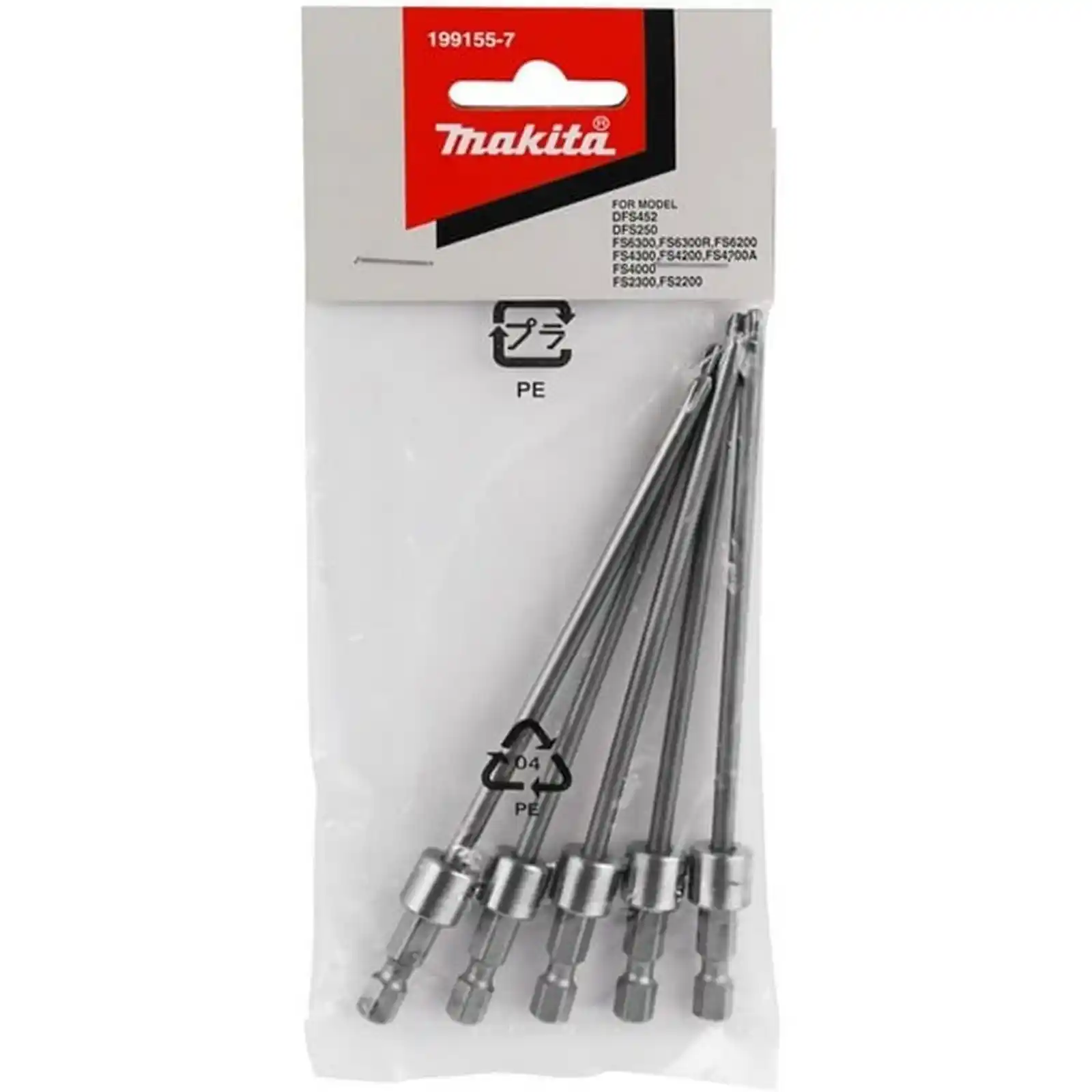 Bit pentru insurubat Makita - SET 5 BITI PH2 DFS452/25 FS6300/62, Makita