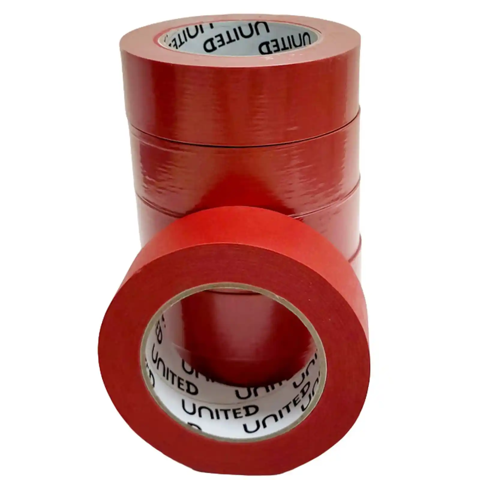 Mascare si Protectie - Set 6 benzi de mascare, Aqua Premium UNITED RED, 36mm x 50m, profesionala pentru zugravi