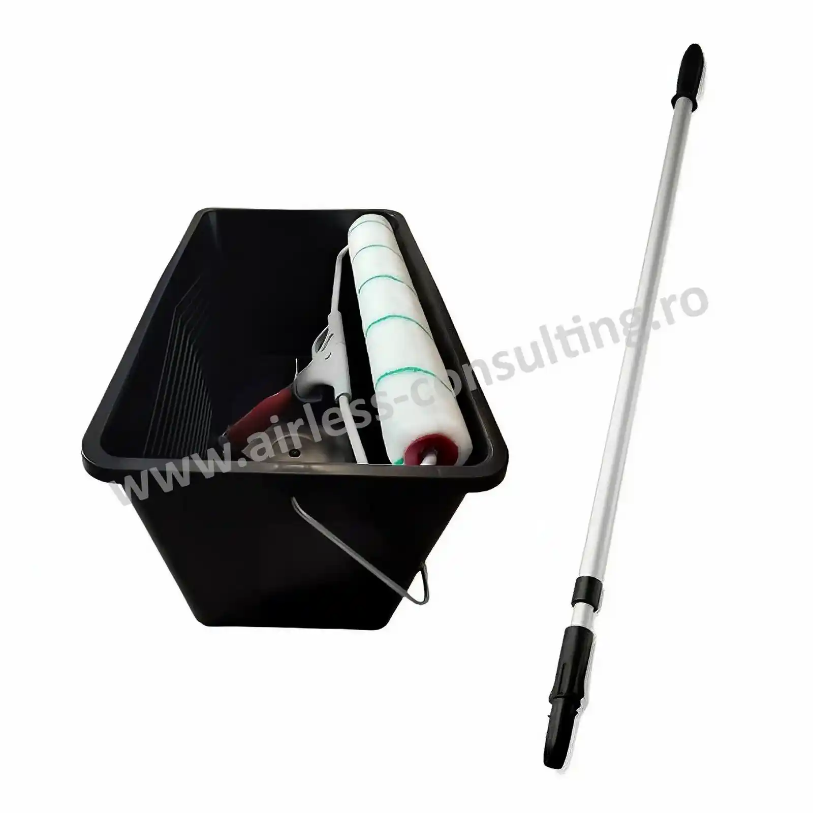 Trafaleti - Set complet trafalet 45 cm cu prelungitor 115-197 cm si galeata Anza
