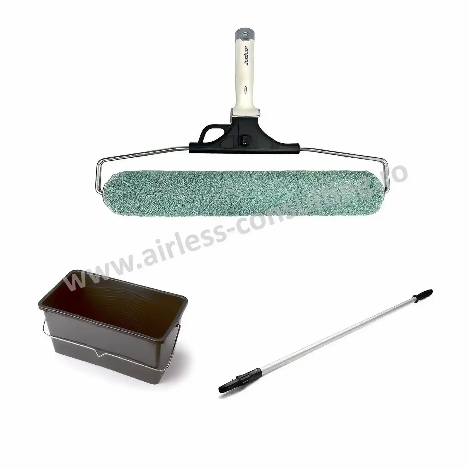 Trafaleti - Set complet trafalet profesional, Anza, 41.5cm cu galeata si prelungitor 115 cm