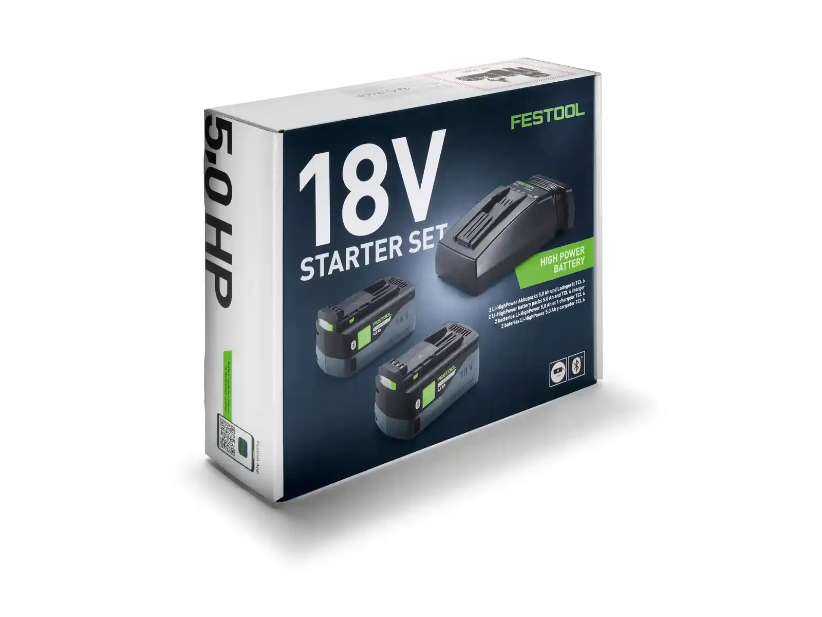 Set de energie Festool 18V cu 2 acumulatori Li-HighPower 5.0 Ah si incarcator rapid TCL 6 [4]