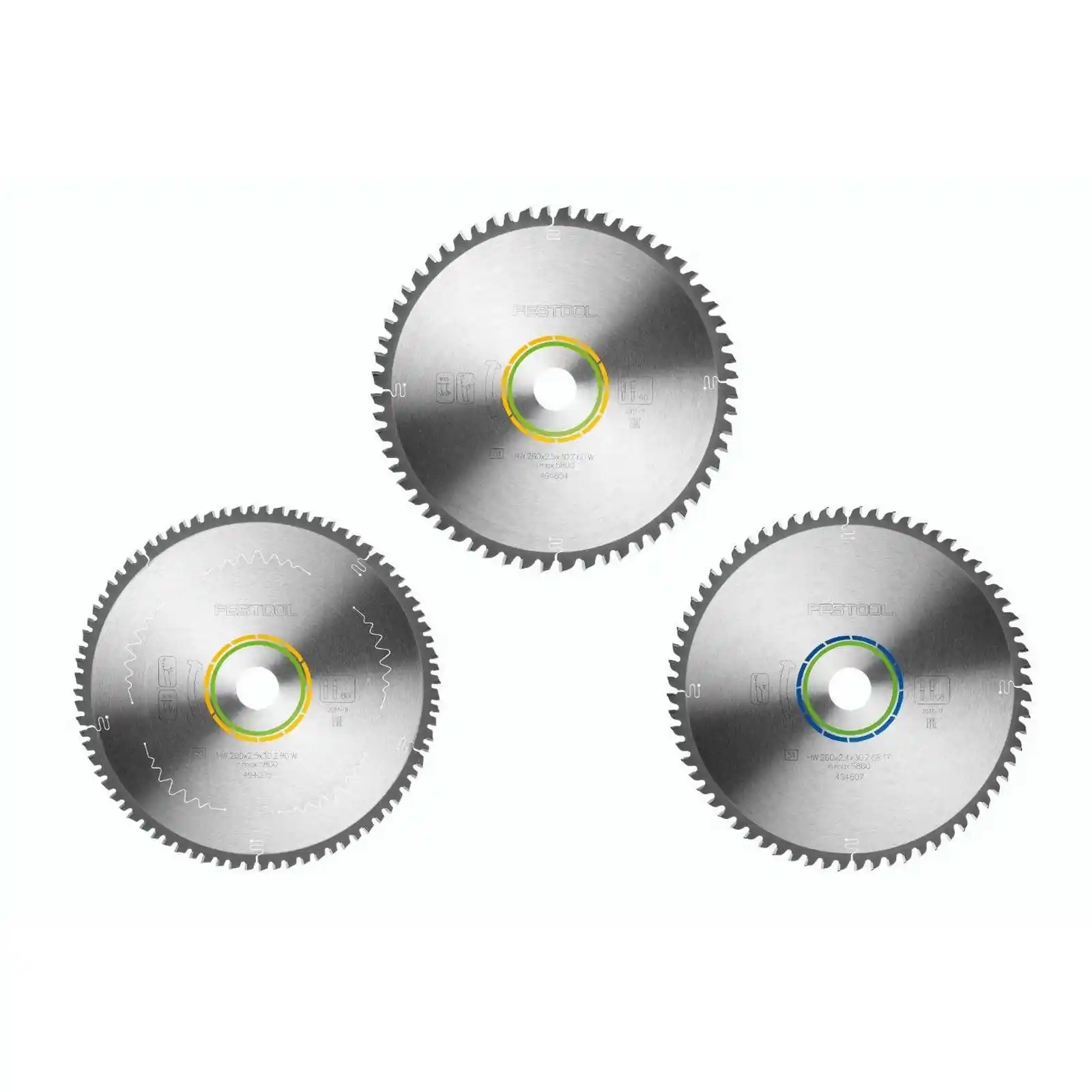 Promotii si oferte - Set de panze de ferastrau circular KSB-SORT/3 W/A 260x2,5, Festool