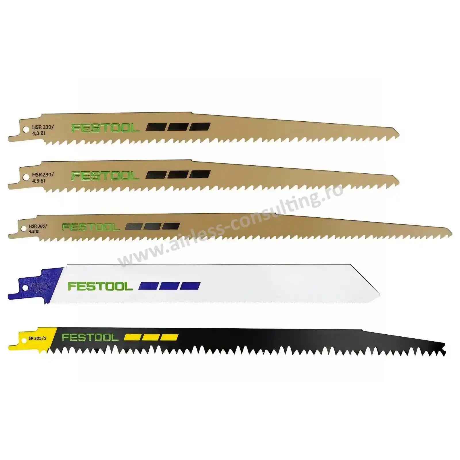 Set de panze de ferastrau sabie RS-Sort/5 Festool
