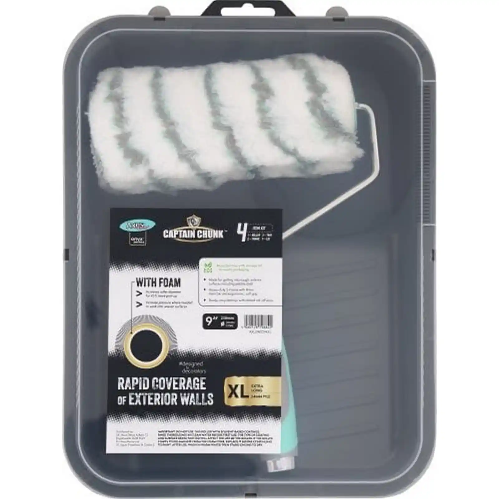 Trafaleti si Role - Set de rola trafalet Captain Chunk (rola, maner, tava, capac), 23 cm, Axus