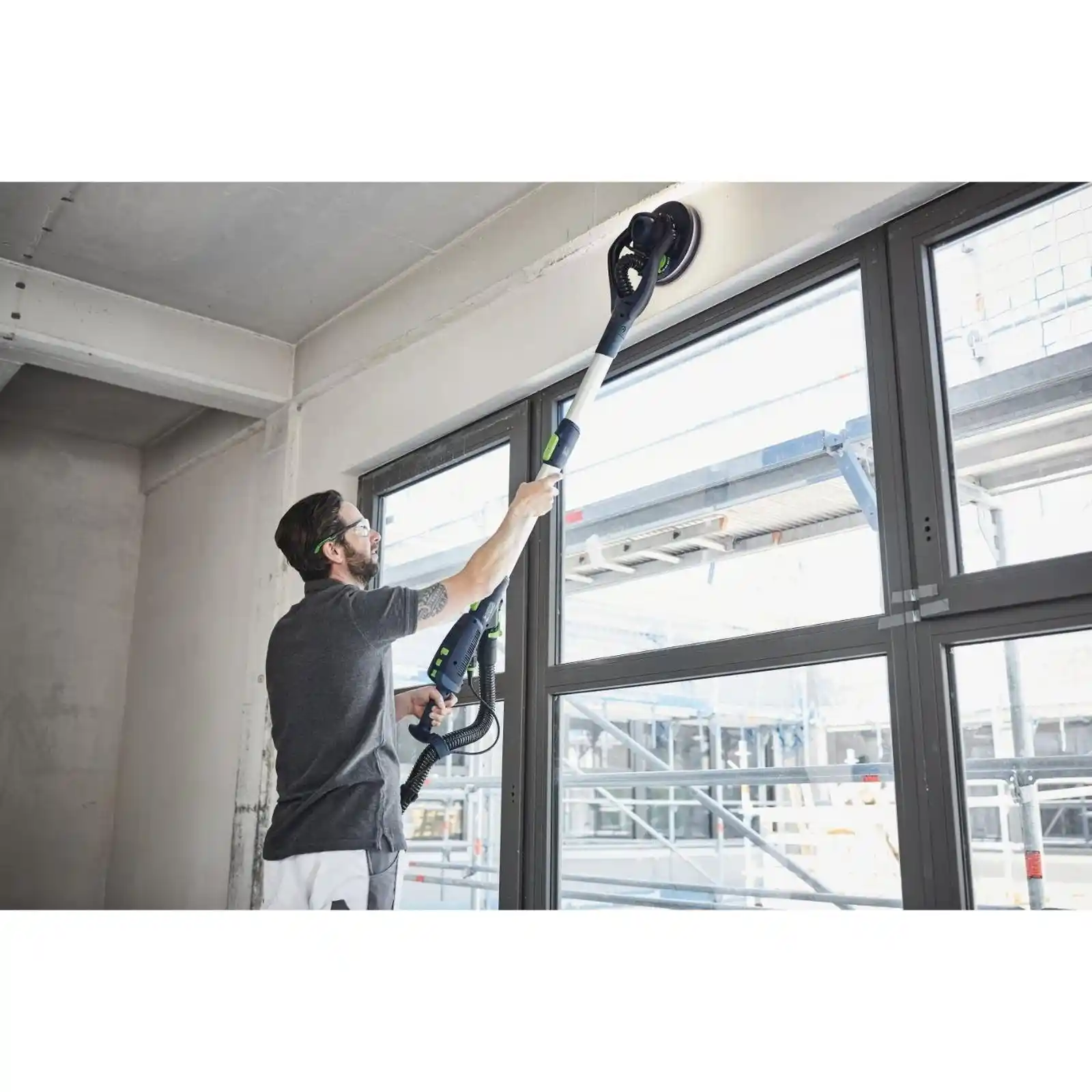 Set slefuitor glet de pereti cu gat lung PLANEX LHS2, 225, EQI si aspirator cu stativ CTL 36. Festool [9]
