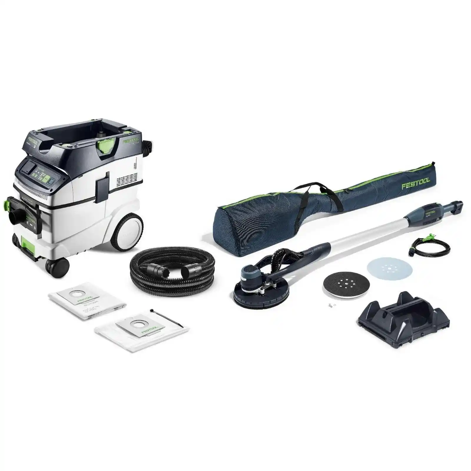 Unelte Profesionale Festool - Set de slefuitor cu gat lung si aspirator PLANEX LHS-E 225/CTM 36-Set, Festool