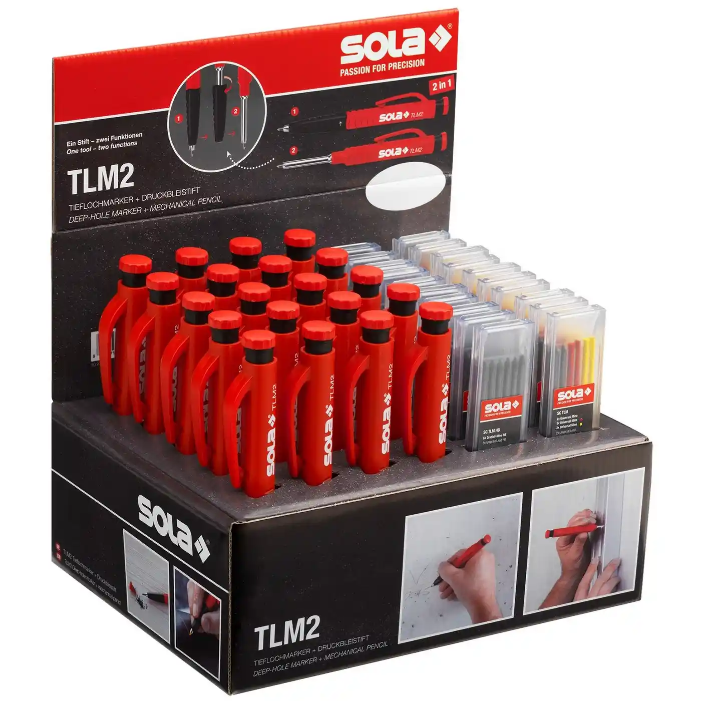 Accesorii si unelte de zugravit, gletuit - Set marker de adancime, TLM2 SET, SOLA