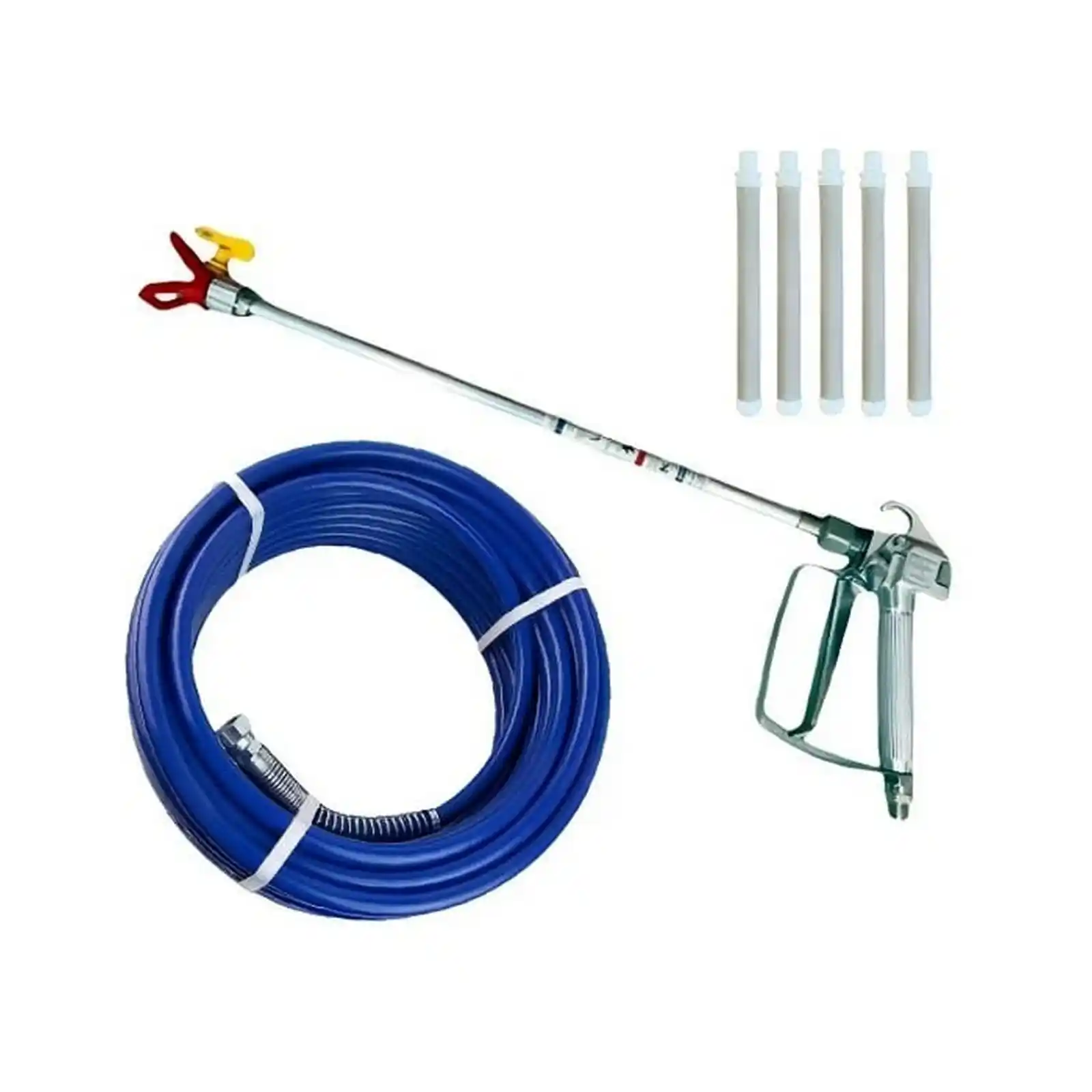 Accesorii airless aftermarket - Set pistol, airless, cu filtre, furtun 1/4" si extensie de 50 cm