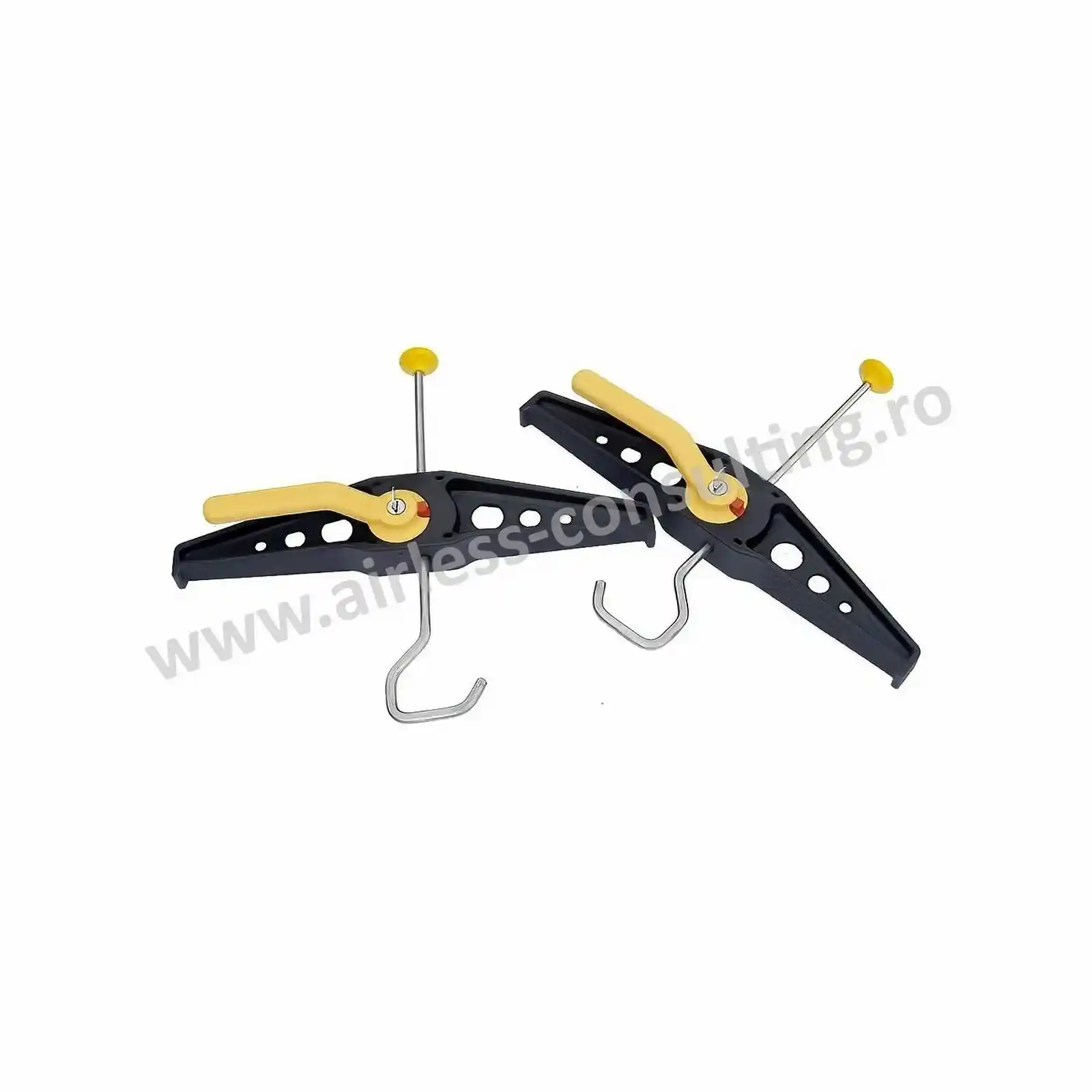 Accesorii si unelte de zugravit, gletuit - Set sistem de fixare scara pentru porbagaj, suport Rhino, Safe Clamp, RAS21, 2 buc/set