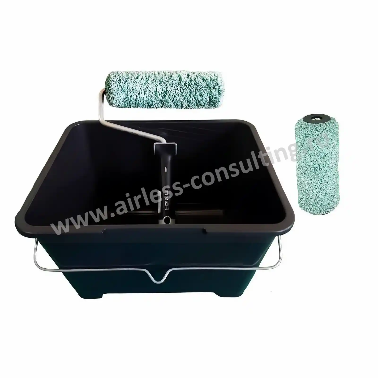 Trafaleti - Set trafalet cu tija, Anza, 25cm, Micmex cu rezerva si galeata 14l + prelungitor