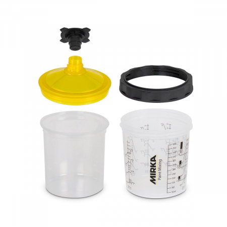 Promotii si oferte - Sistem cupa vopsea 180ml, capac cu filtru 190µm, 50 buc/pachet, Mirka