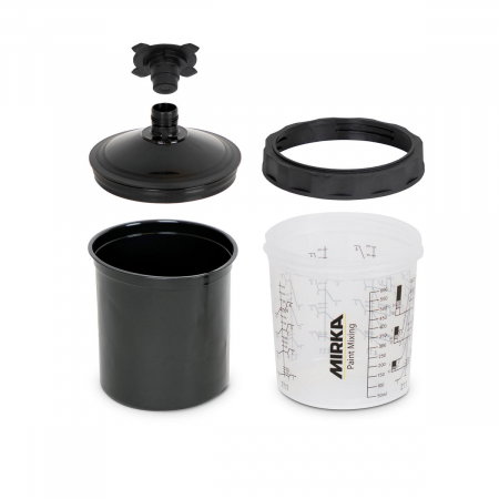 Promotii si oferte - Sistem cupa vopsea UV 400ml, capac cu filtru 125µm, 50 buc/pachet, Mirka