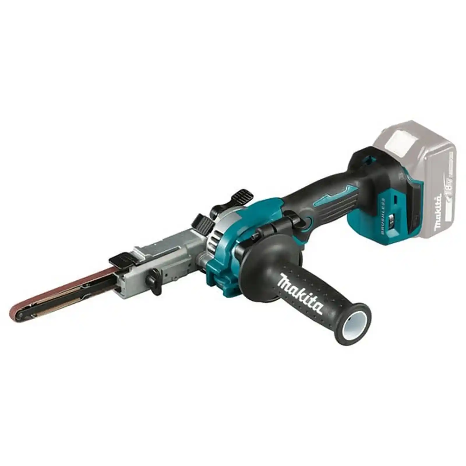 Unelte si scule Makita - Slefuitor cu banda compatibil cu acumulatori LXT 18V, Makita
