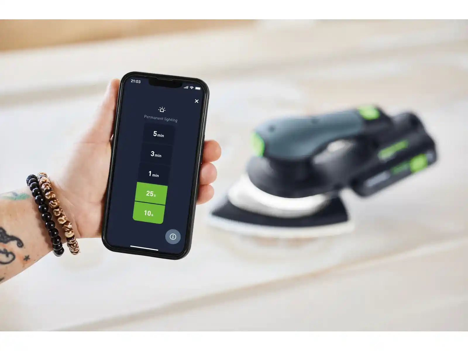 Slefuitor Delta cu acumulatori DTSC 200-Basic, Festool [10]
