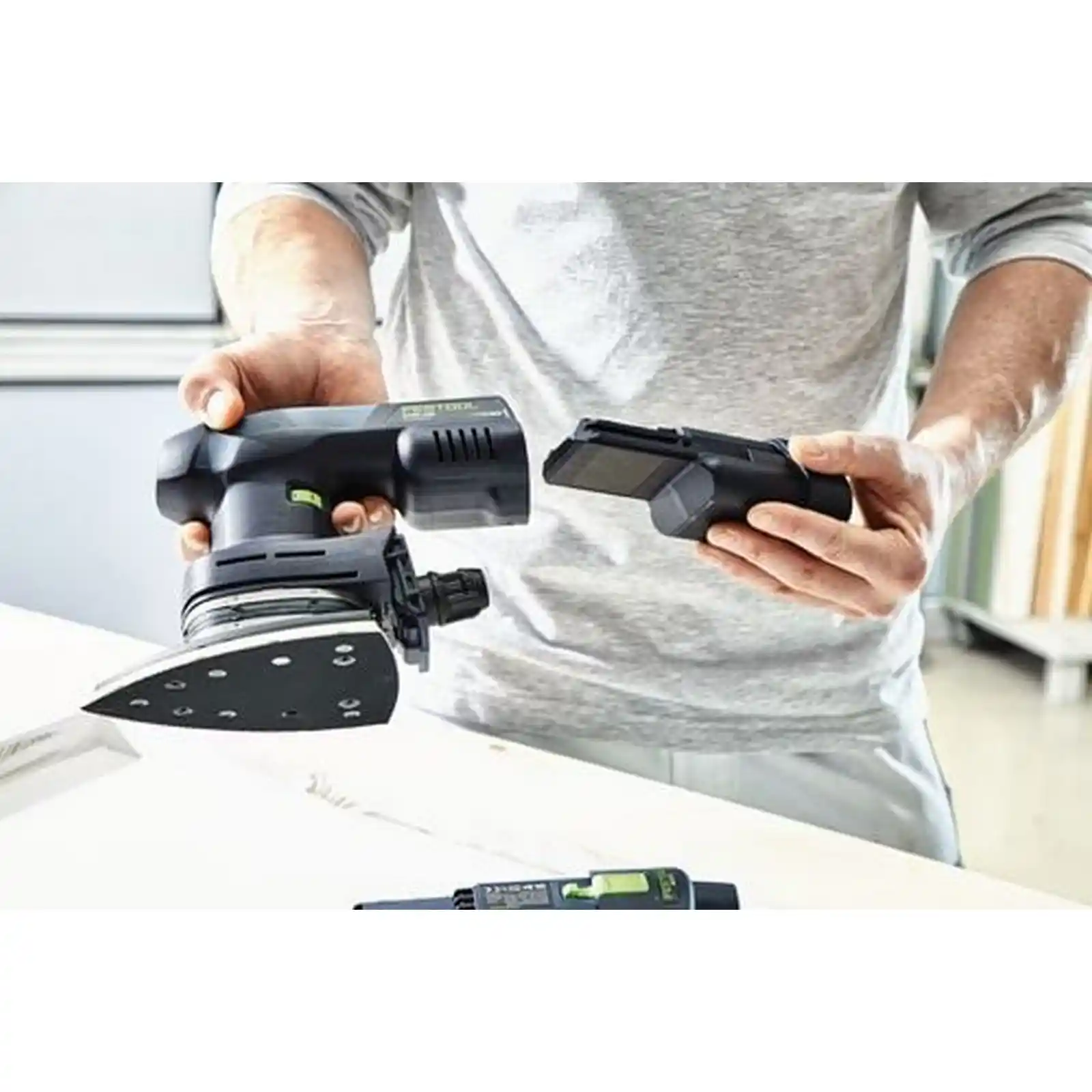 slefuitor Delta cu acumulatori DTSC 400-Basic Festool [12]