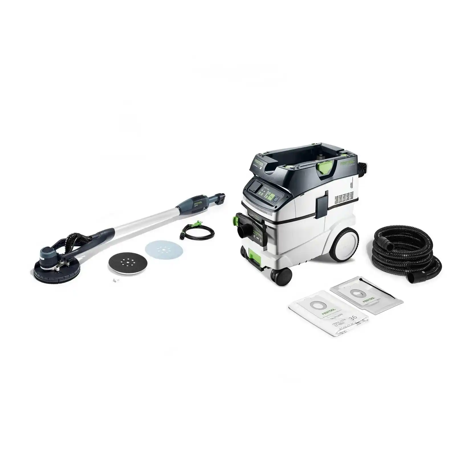 Unelte Profesionale Festool - Slefuitor girafa, PLANEX LHS-E 225 EQ-CB, cu aspirator CTL 26 RENOFIX, Festool