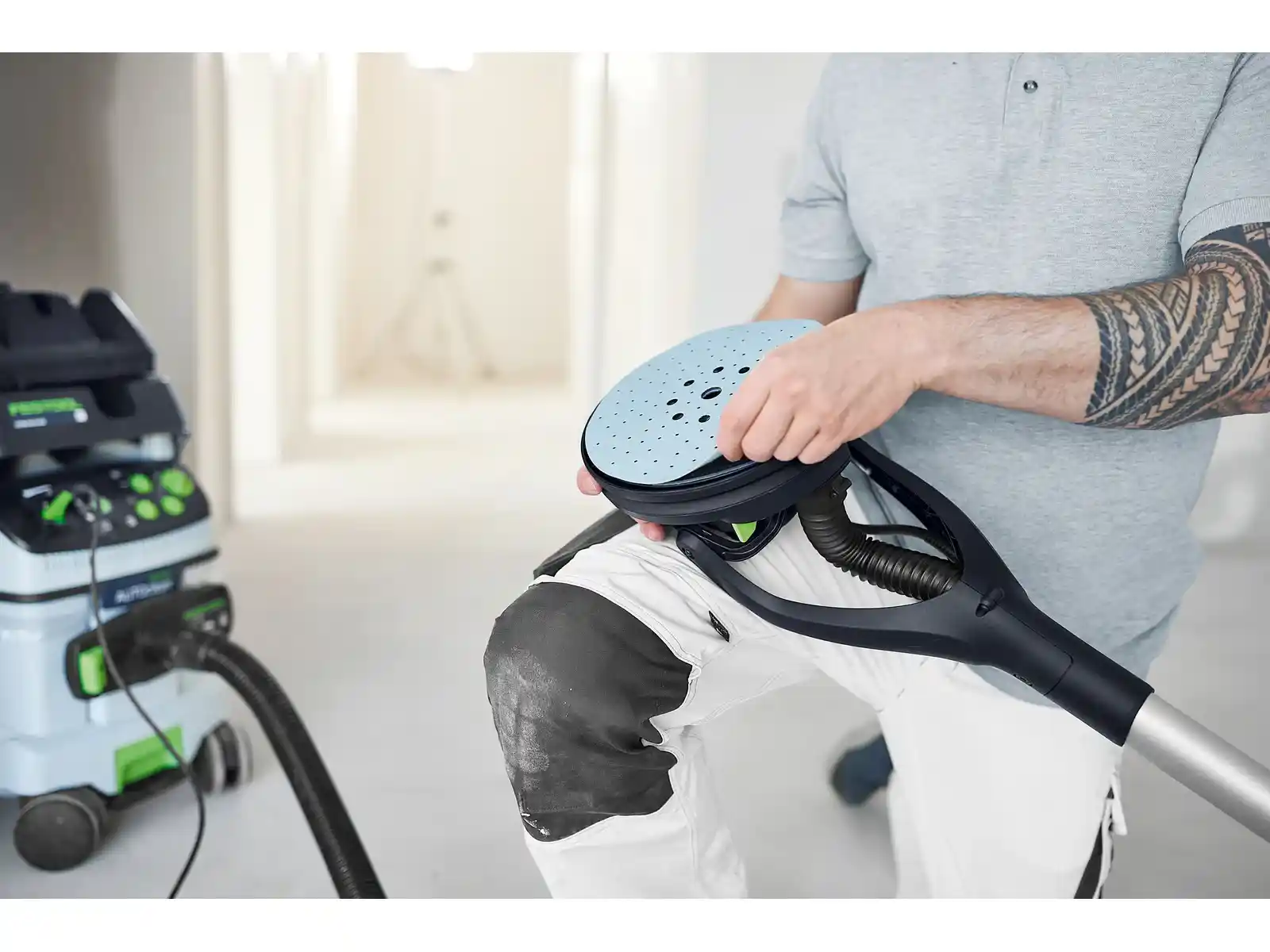 Slefuitor glet, girafa Festool LHS E 225 PLANEX + Aspirator CTL 26 E AC RENOFIX CLEANTEC, Festool [6]