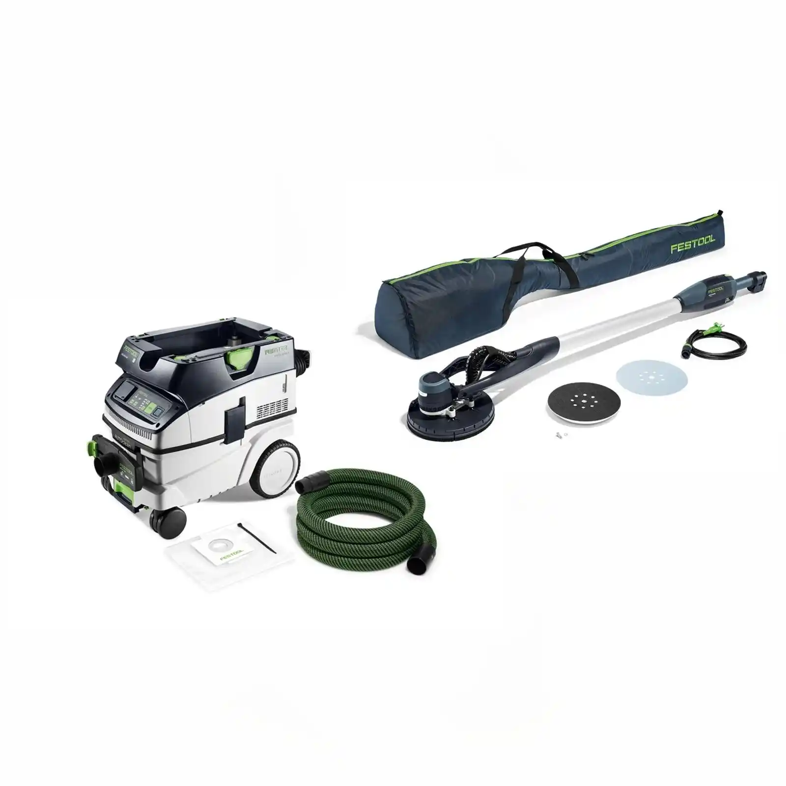 Slefuitor pereti, masina de slefuit glet, girafa Festool - Slefuitor glet, girafa Festool LHS E 225 PLANEX + Aspirator CTL 26 E AC RENOFIX CLEANTEC, Festool
