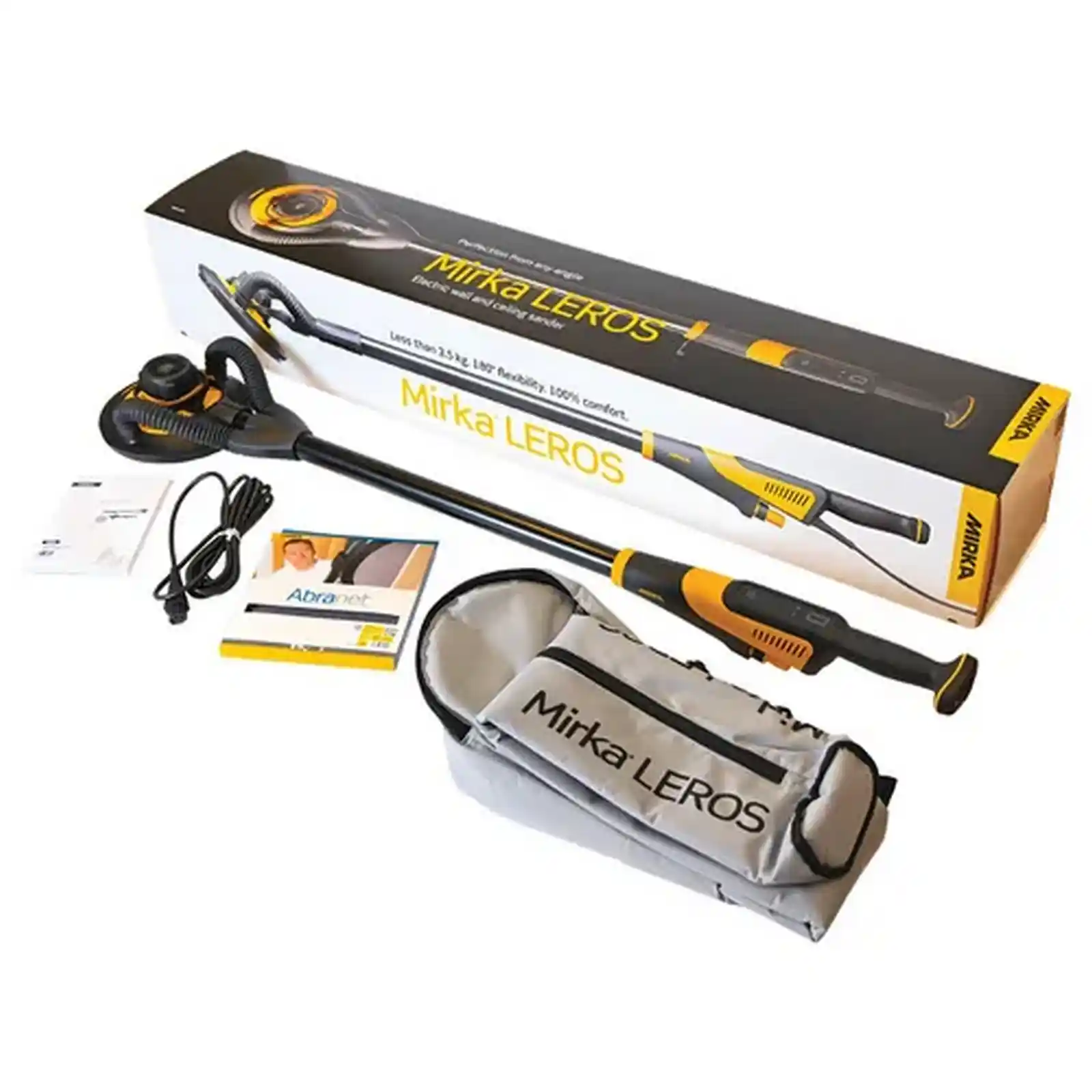 Accesorii si unelte de zugravit, gletuit - Slefuitor perete Mirka LEROS 950CV 225mm cu geanta de transport